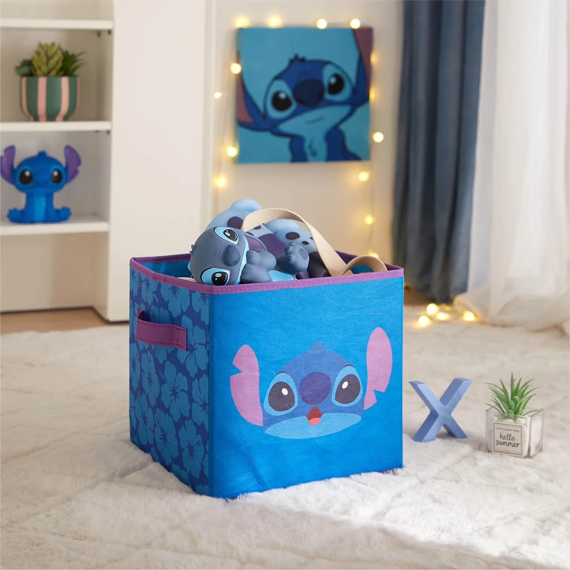 Sleek Garage Storage Supply with Collapsible - Blue Polyester Kids - Residential Grade Model 39B746