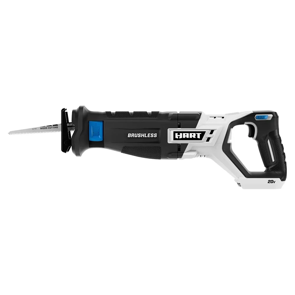 Power Saw Sleek with Battery, Battery Powered, Quick release blade lever - White Model 371F37