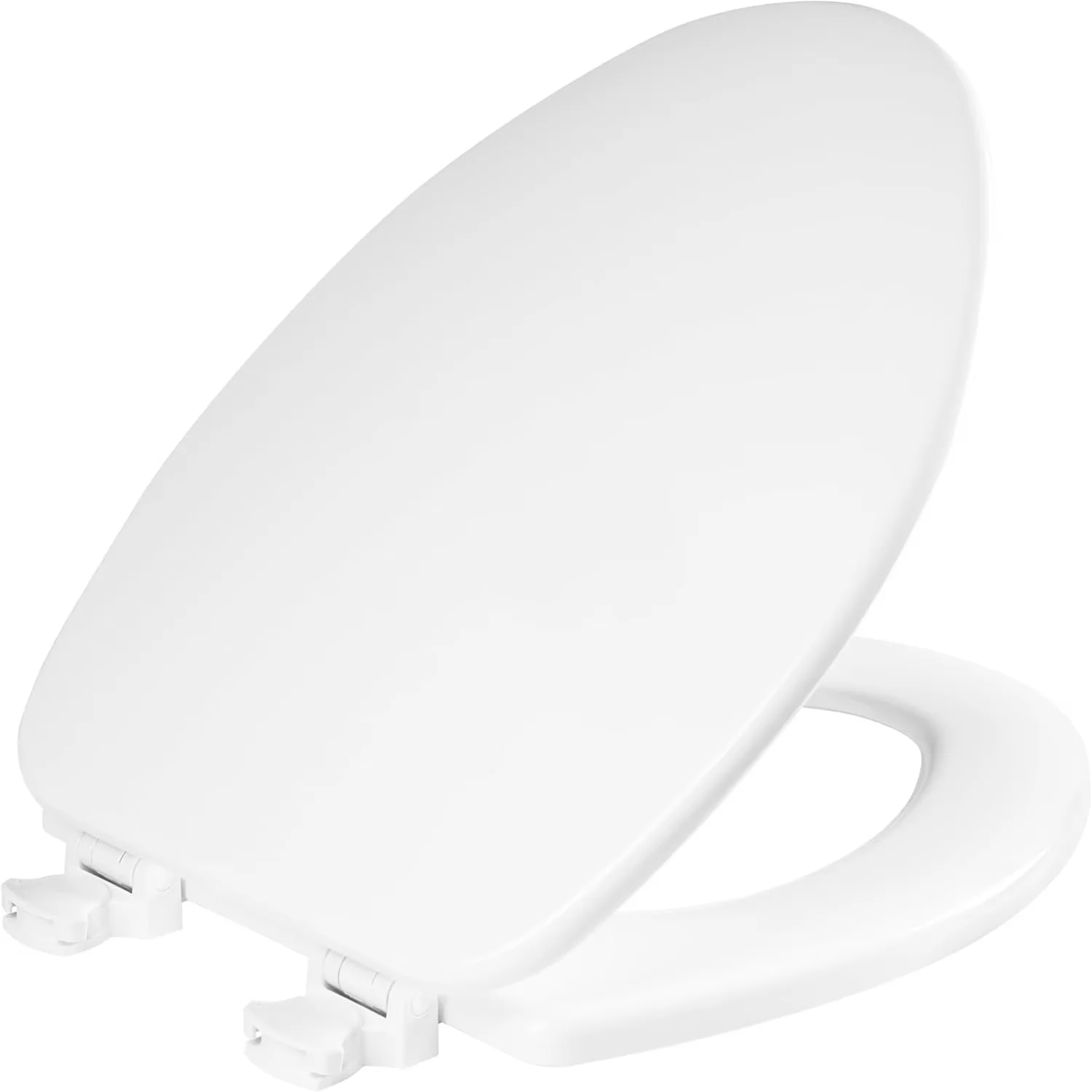 Sleek Toilet Seats And Lid with Easy Clean and Change, Seat, Easy Clean Hinges Release - Off-White Model 0DE2CC