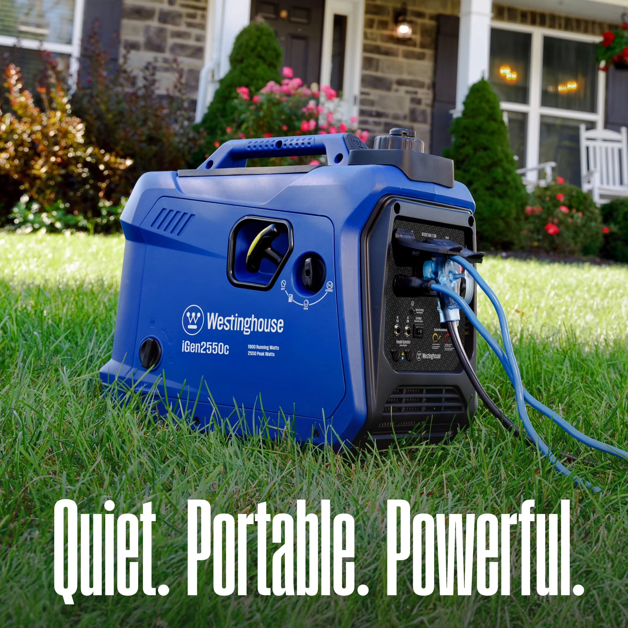Stylish Generator with Overload Protection, Co Shut-Off, 2550 Peak Watt RV Ready - Model C4E37D