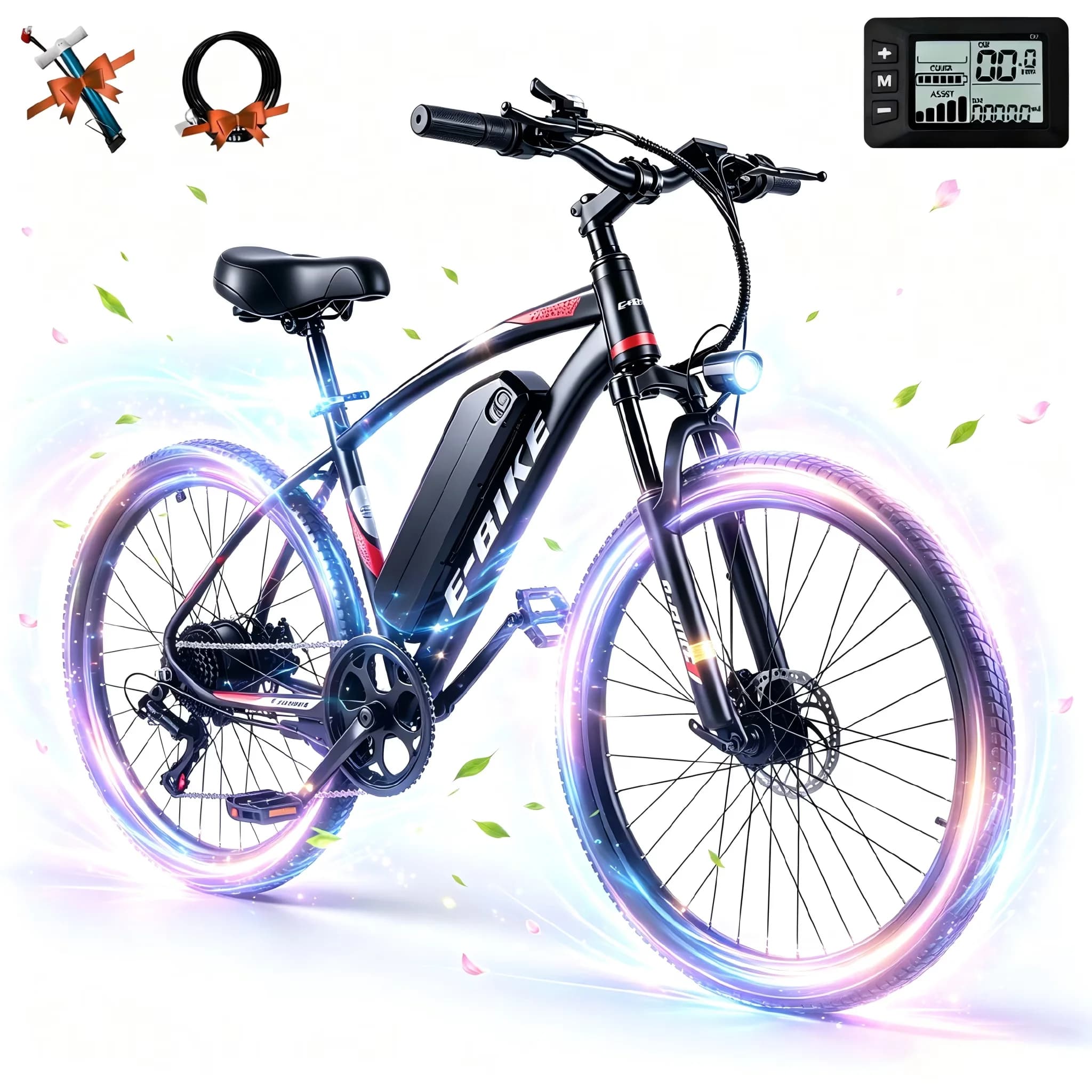 Electric Bike Premium with Battery, 750W, 48V - Commercial Quality Model 91EAFC