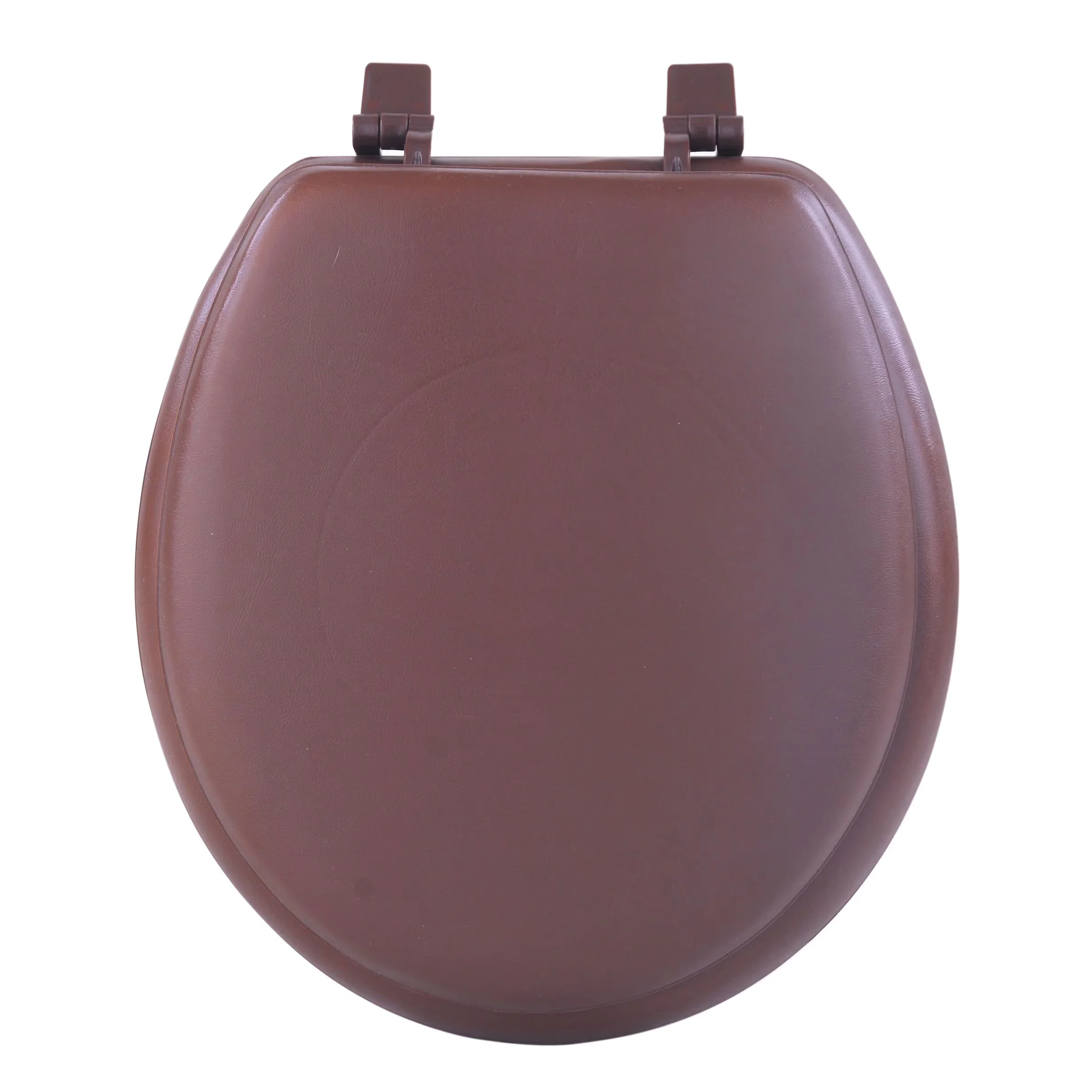 Reliable Toilet Seats And Lid with Adjustable, Chocolate - Chocolate Vinyl Model CCCA78