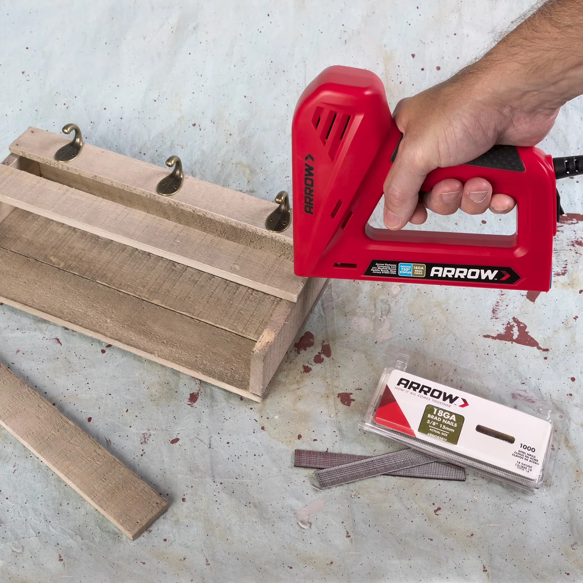 Classic Pro Tool with Cordless, Compact, Corded Electric Staple Gun and Nailer for Home - Model D643E8