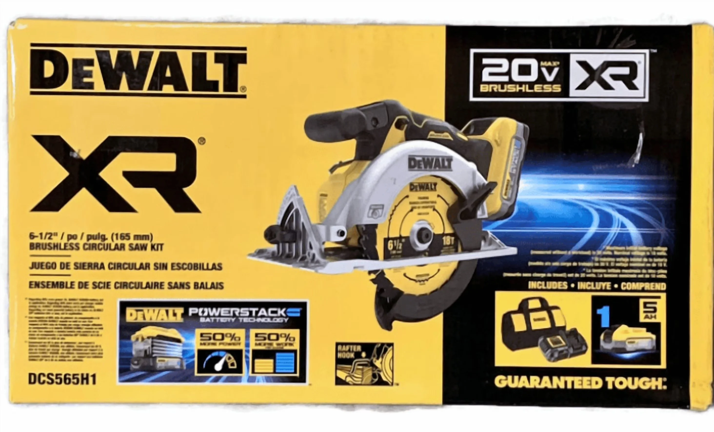 Modern Power Saw with Battery, 20V, Lightweight - DCS565H1 for Everyday Use Model FC5BB0