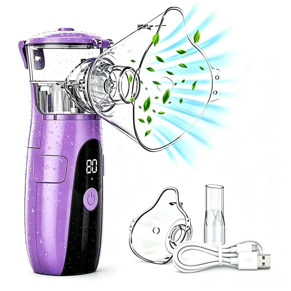 Quality Humidifier with Variable Speed - Purple Handheld for Everyday Use Model 9AA75E