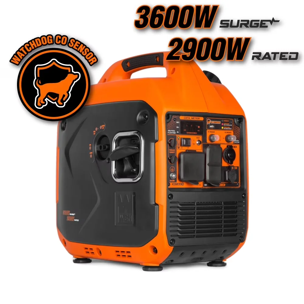 Sleek Generator with 3600W, Usb Port, Co Shut-Off - 3600 - Long-Lasting Performance Model 95A879