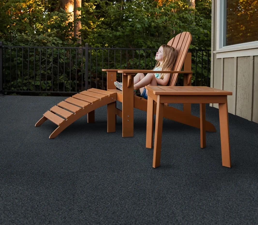 Grey Vinyl Flooring Vinyl Plank Flooring Durable with Fade Resistant, 60 sq. ft. per box, 24" x 24" Indoor/Outdoor - Gray Polyester Model 5CDA5B