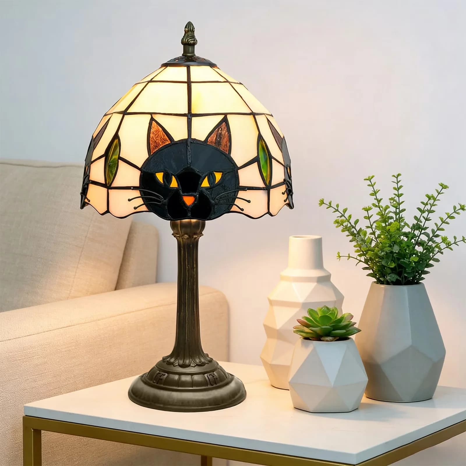 Modern Lamp with LED, Dimmable, Bedside Lamps - Multicolor Resin for Bedroom, Office Model 651D0E