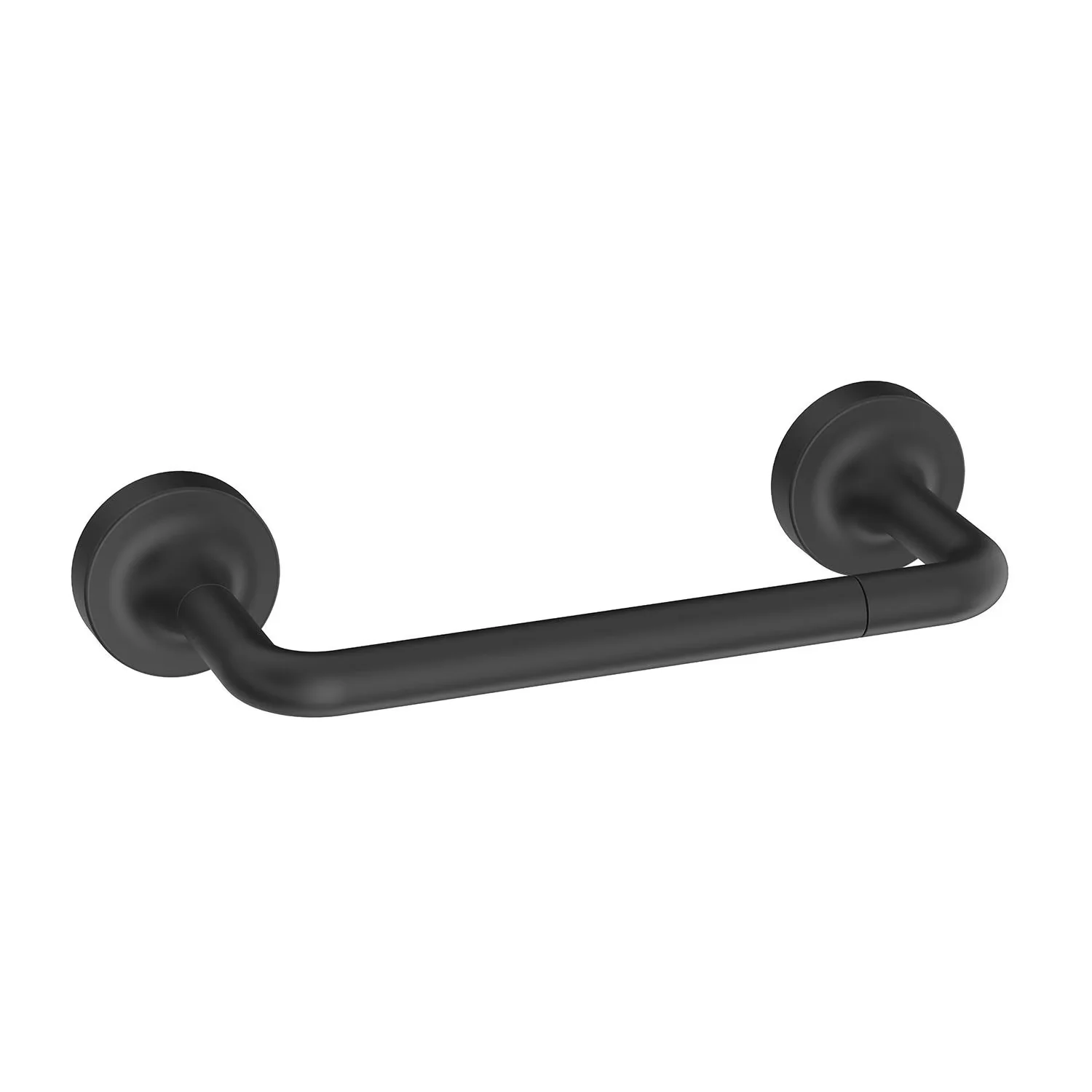 Essential Bathroom Renovation with Modern, Recommend Rooms: Bathroom, Two Bases Metal Toilet Paper Holder - Black Metal Model 855038