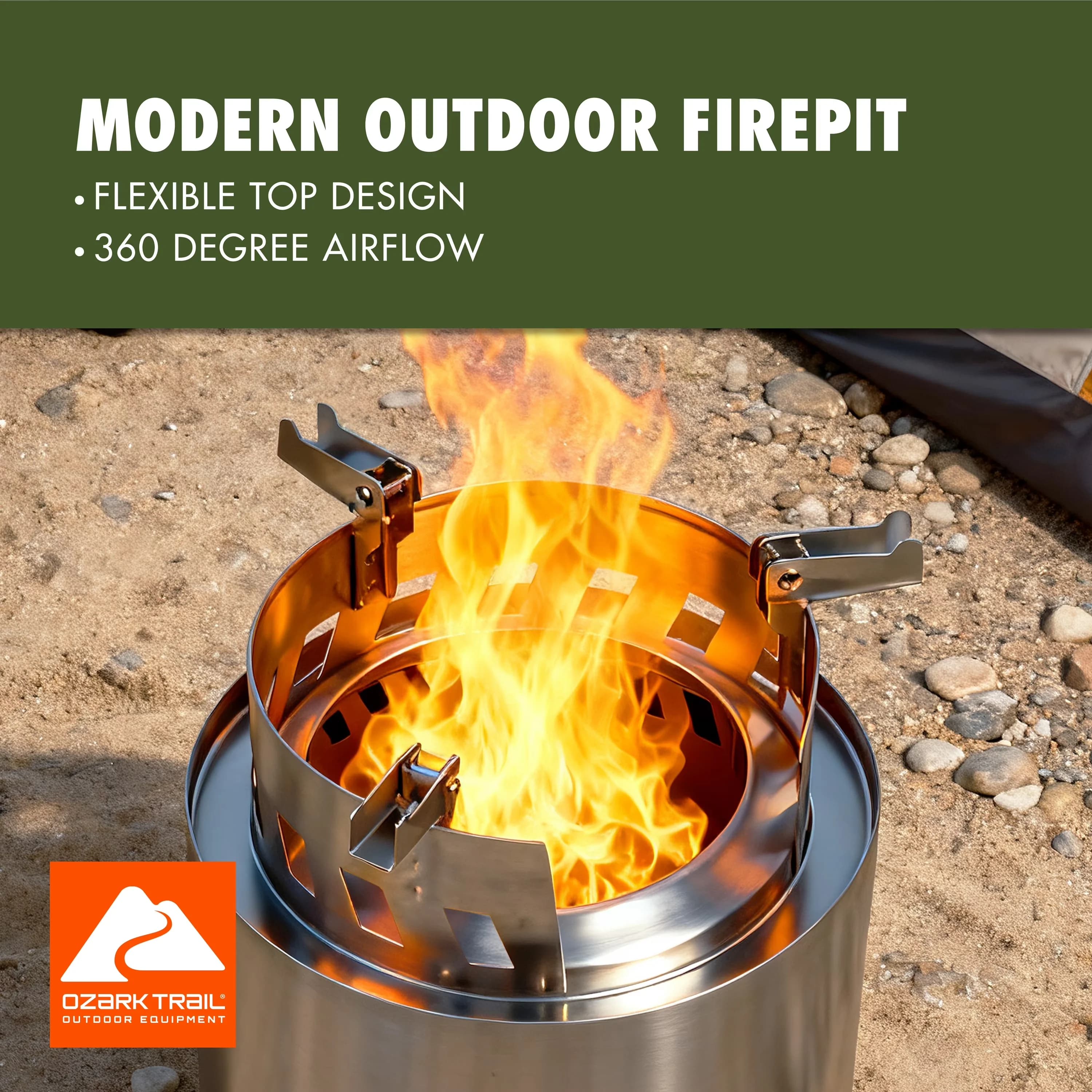 Outdoor Heating Versatile with Portable - Silver Stainless Steel - Reliable Performance Model 524087