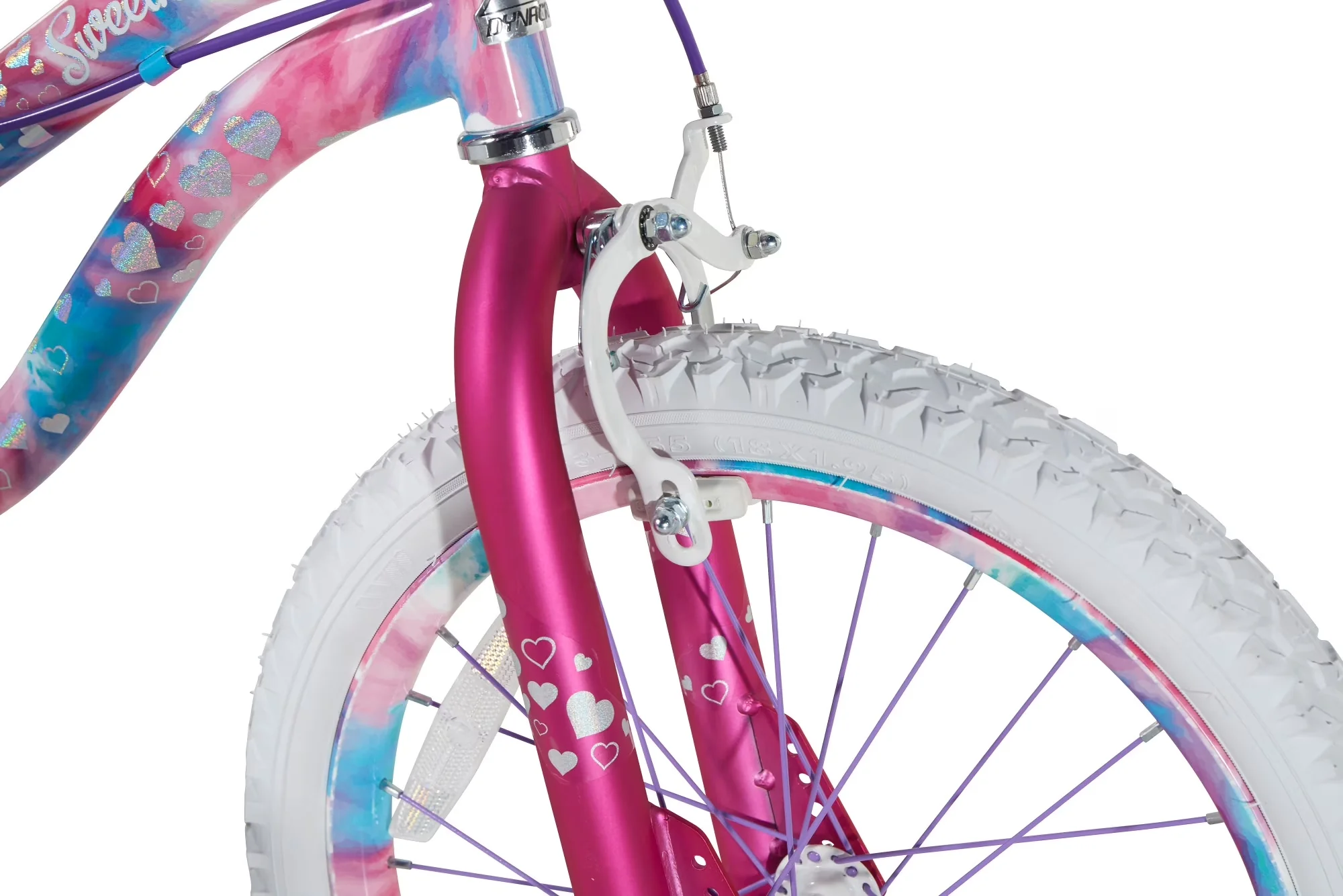Classic Kids Bike with Adjustable Seat, Sweetheart Girls 18" - Pink 6-9 Model A17DF7