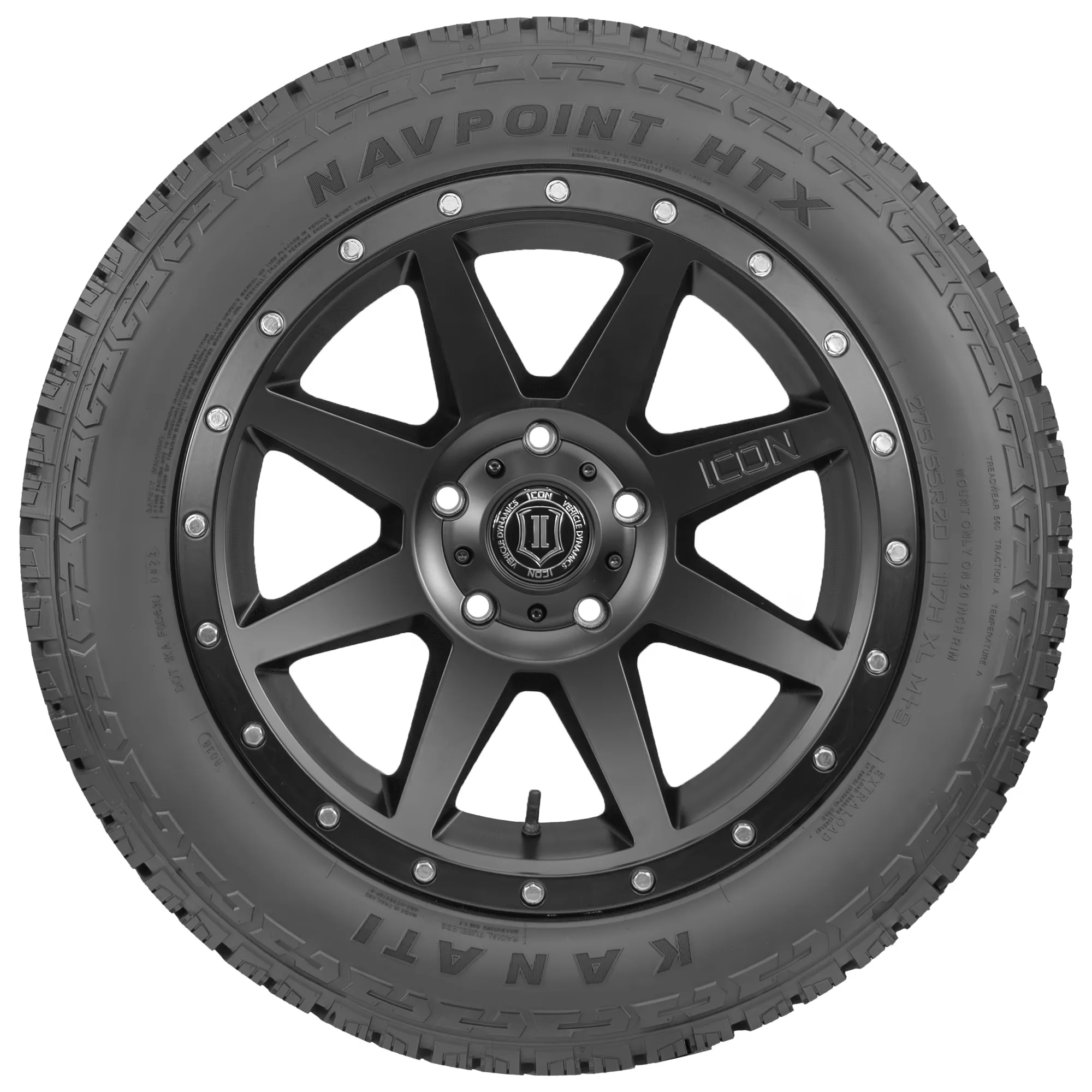 Modern Truck Tire with Fits Multiple Makes And Models, Reinforced carcass extends service life - Model BBA38E
