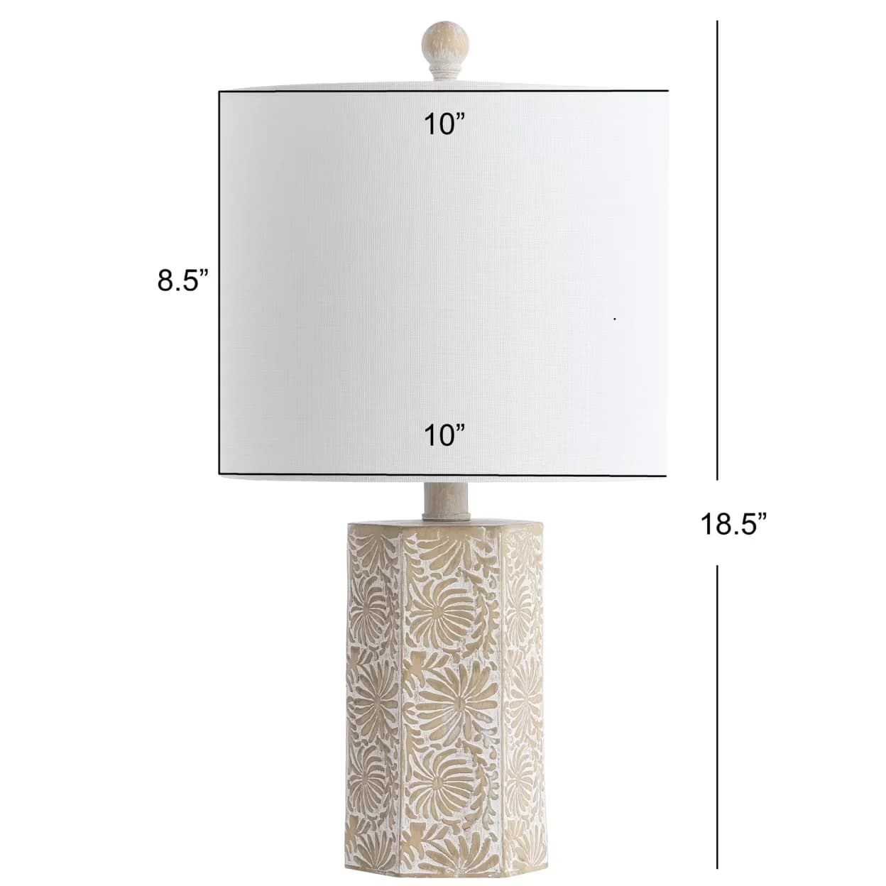 Durable Lamp Set with LED, Glam, Shade Color: Off-White - Metal Gold, Gray Model 50738F