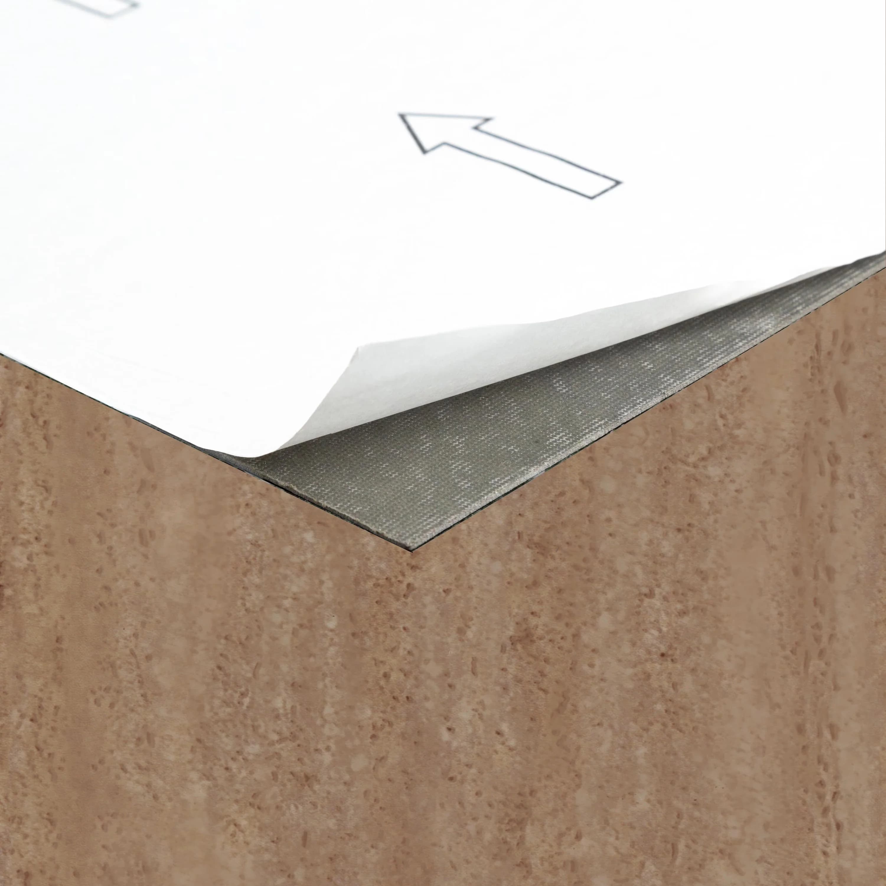 Premium Grey Vinyl Flooring Vinyl Plank Flooring with Easy Installation, 12 inch x12 inch Tile - 1.2mm Thick - Vinyl Model BBA97A