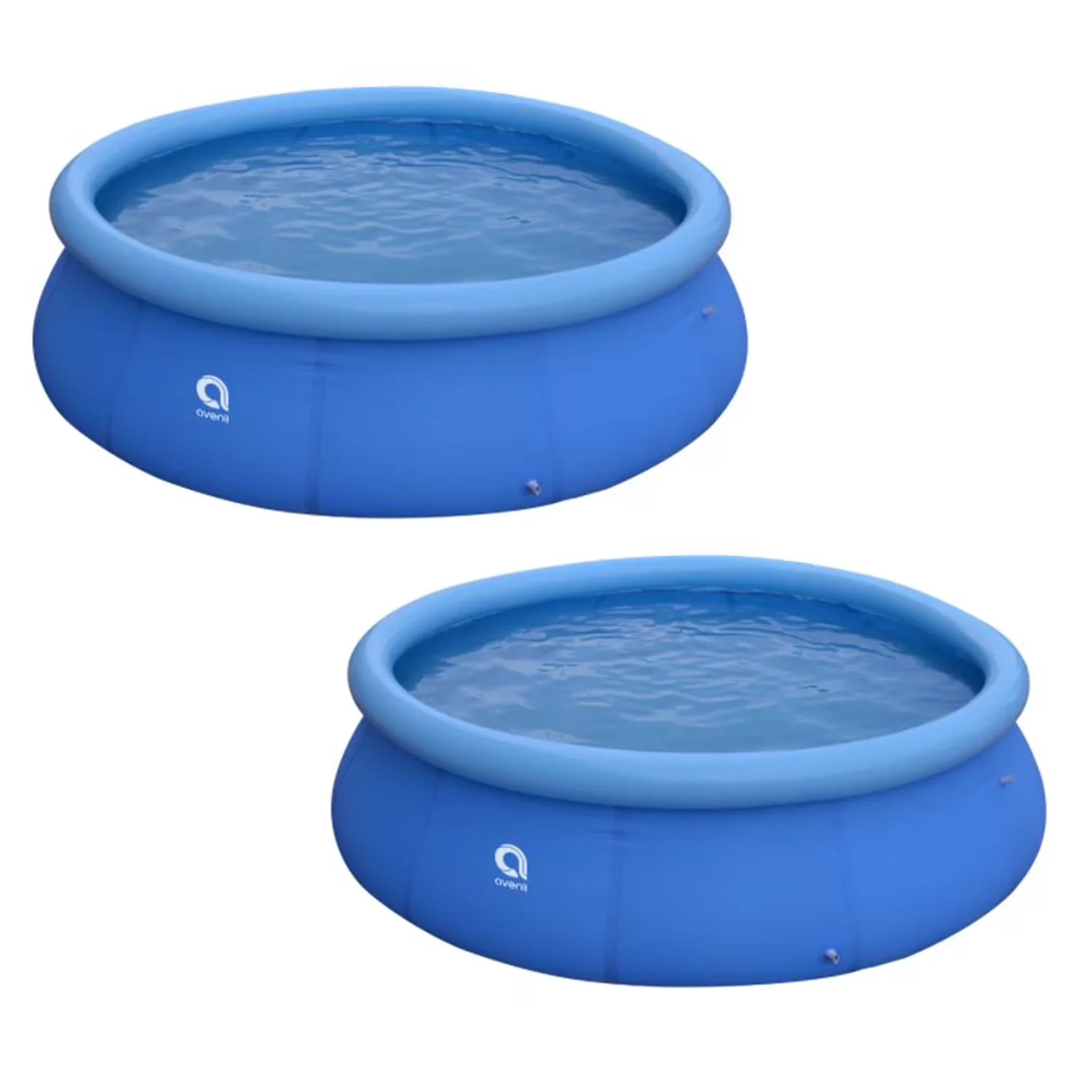 Versatile Inflatable Pool with Puncture Resistant, Puncture-resistant material - Blue Model F02F24
