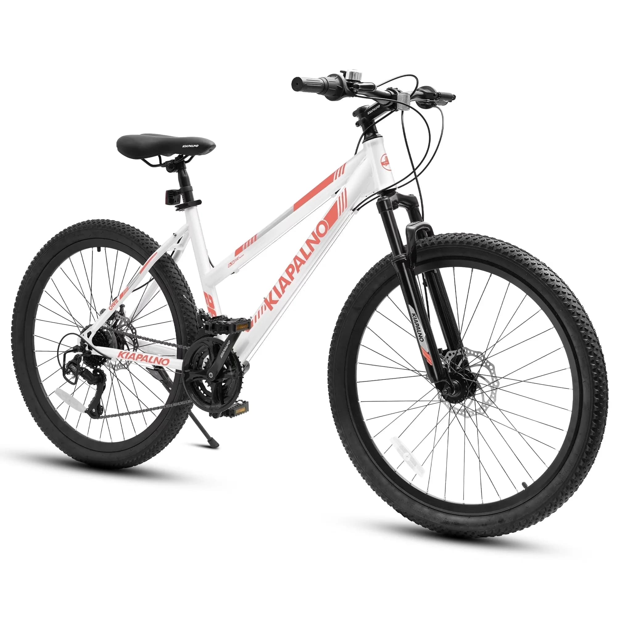 Sleek Mountain Bike with Lightweight, 21 Speeds Bicycle, Age Range (Description): 13+ Years Old - White Model C8F720