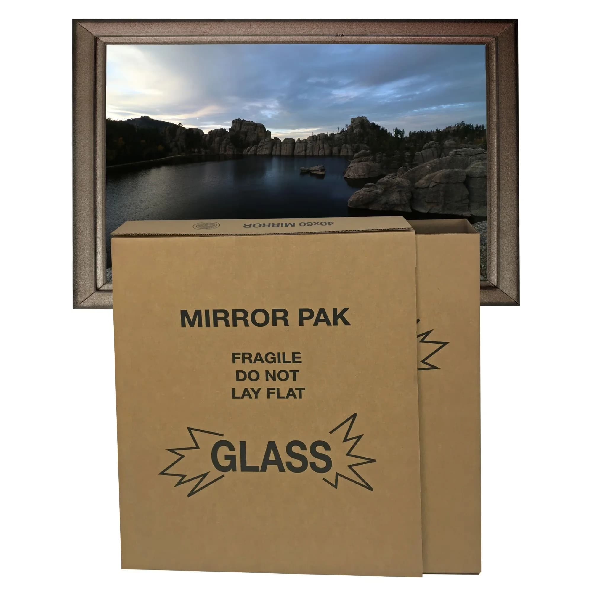 Moving Essential with Mirror & Picture Boxes - Brown Cardboard - Reliable Performance Model 4314DF