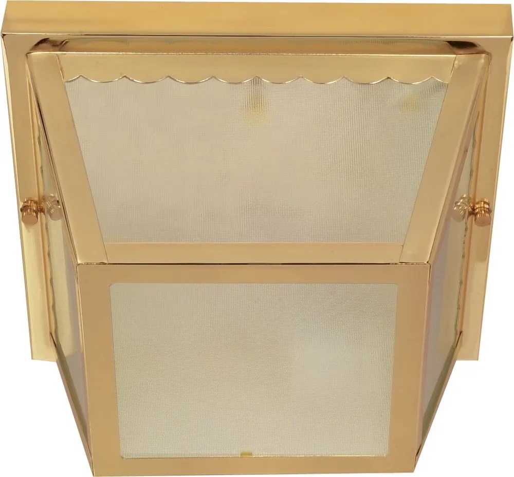 Sleek Ceiling Lights Fixture with Incandescent, Traditional, Ceiling flush mount uses incandescent - Polished Brass Model B3E207