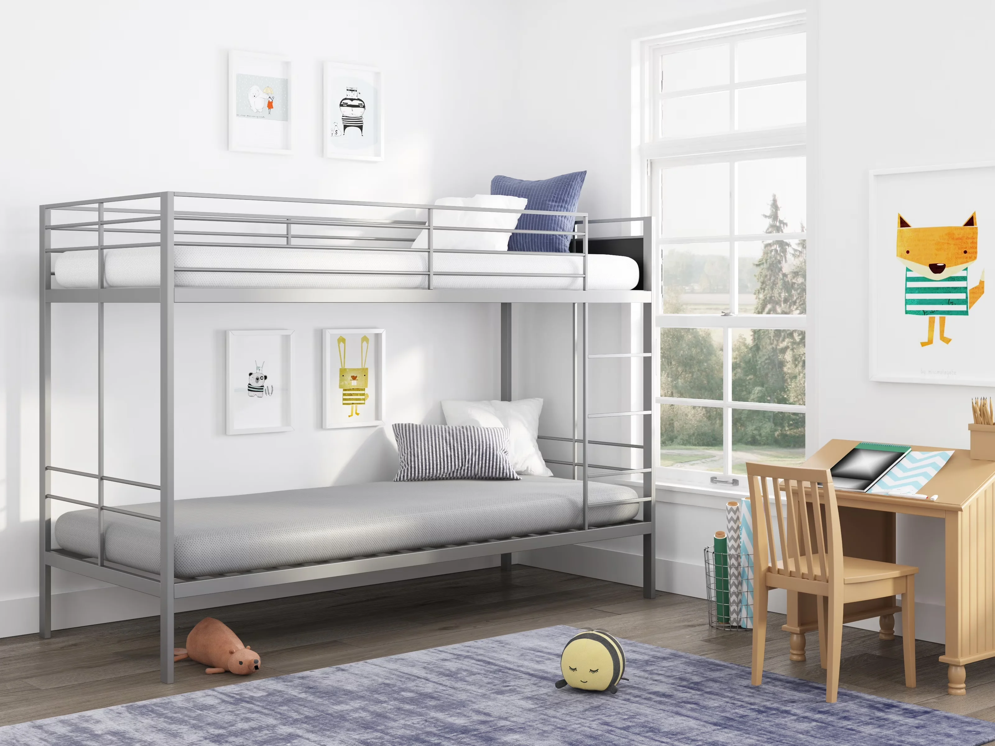 Durable Mattresses Accessory with Water-Resistant, White, Weight: 22lbs; - White Memory Foam Model 33354C