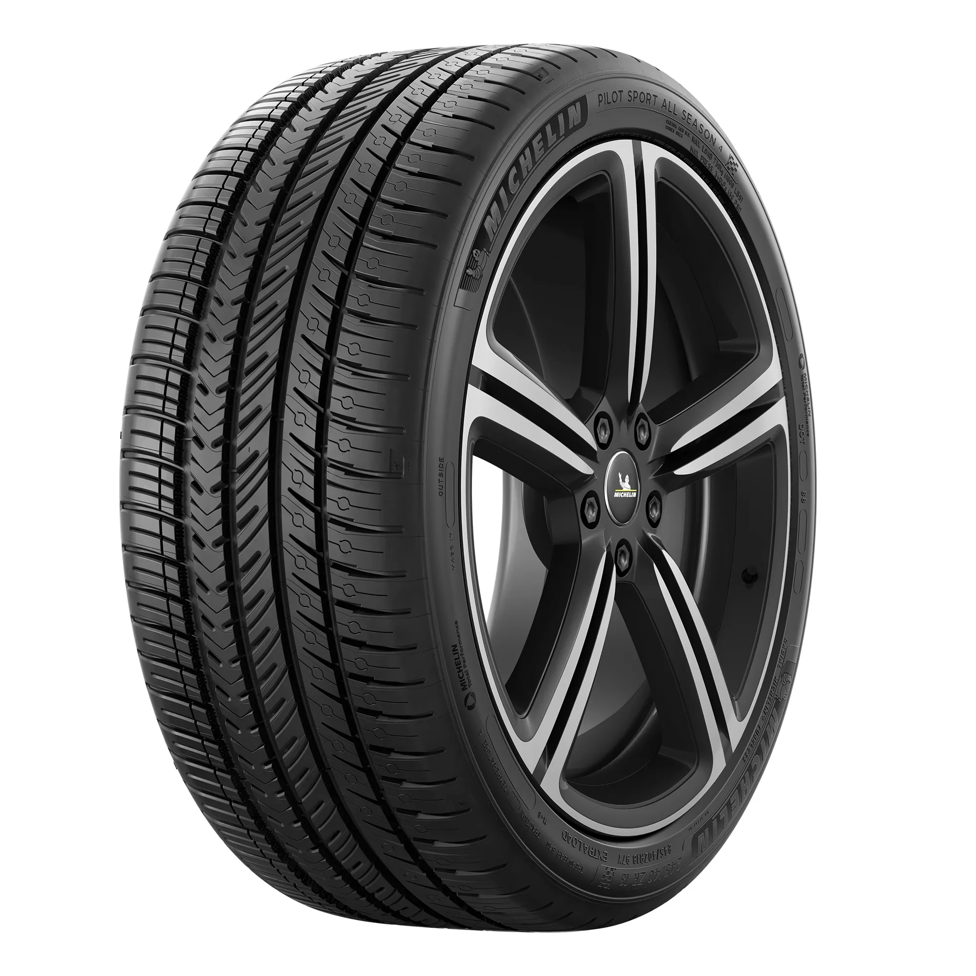 Compact Car Tire with Wet Or Dry, Standard Limited Warranty: 6 years, Pilot Sport All-Season 4 325/ (101Y) - Model 134DBC