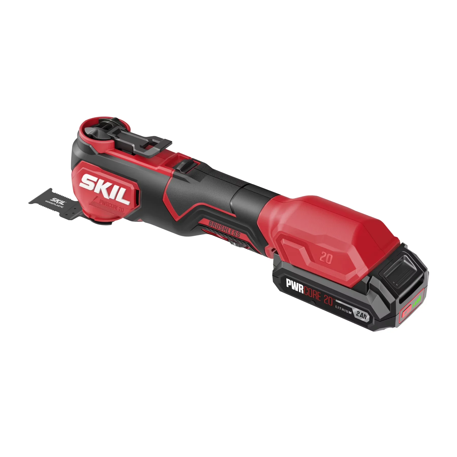 Woodworking Durable with Battery, 20V - Red - Long-Lasting Performance Model 161579