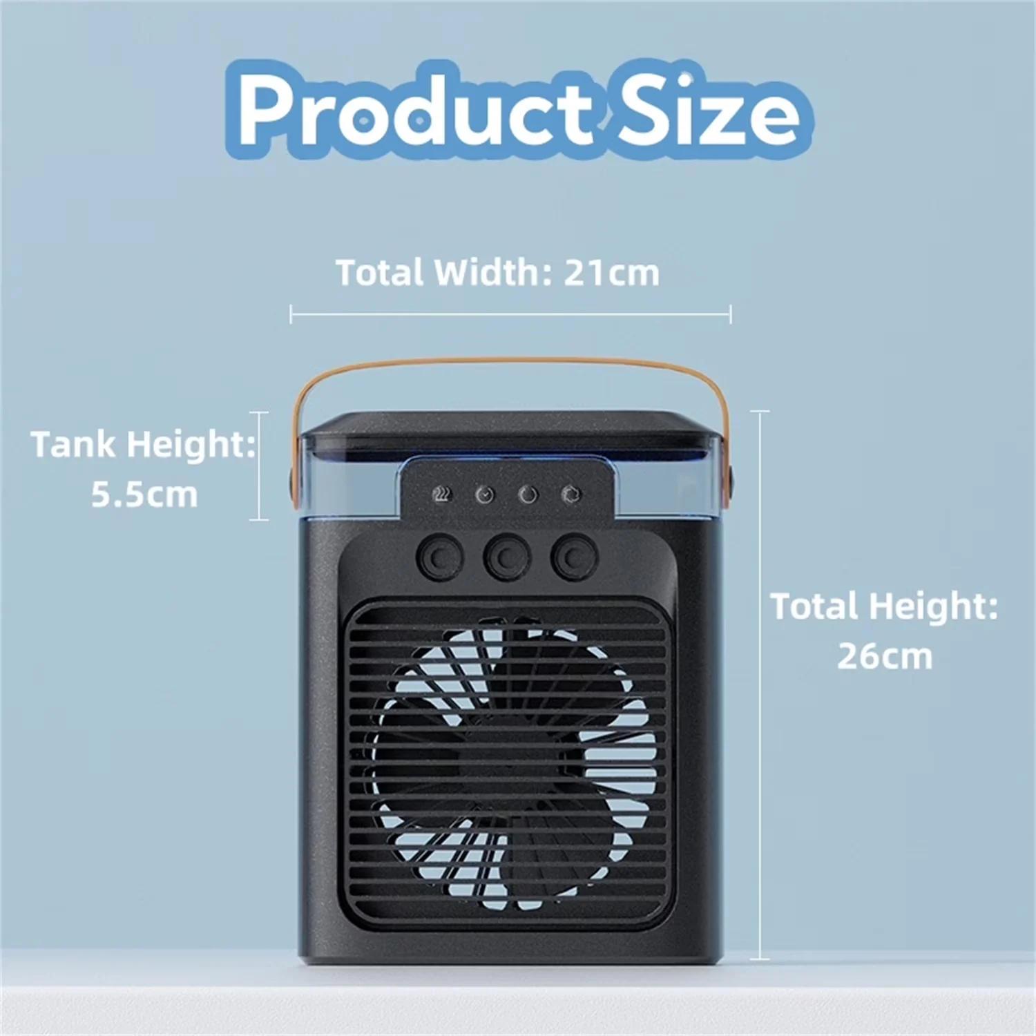 Premium Fans In Cooling with LED, Remote Controlled - White Plastics, Electronic Components Model FF8360