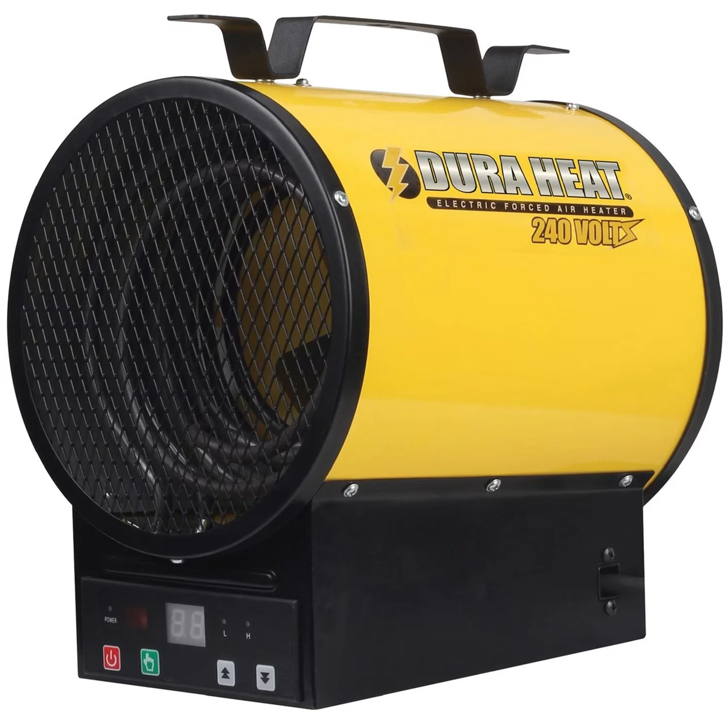 Portable And Electric Space Heater Premium with 3750W, 12800 BTU, Automatic Shutoff - Yellow Model 346172