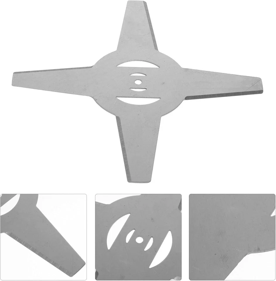 Premium Replacement Parts Accessory with Ideal, 6-Inch 4-Leaf Alloy Blades 2-Pack for Garden - Model A5CE1A