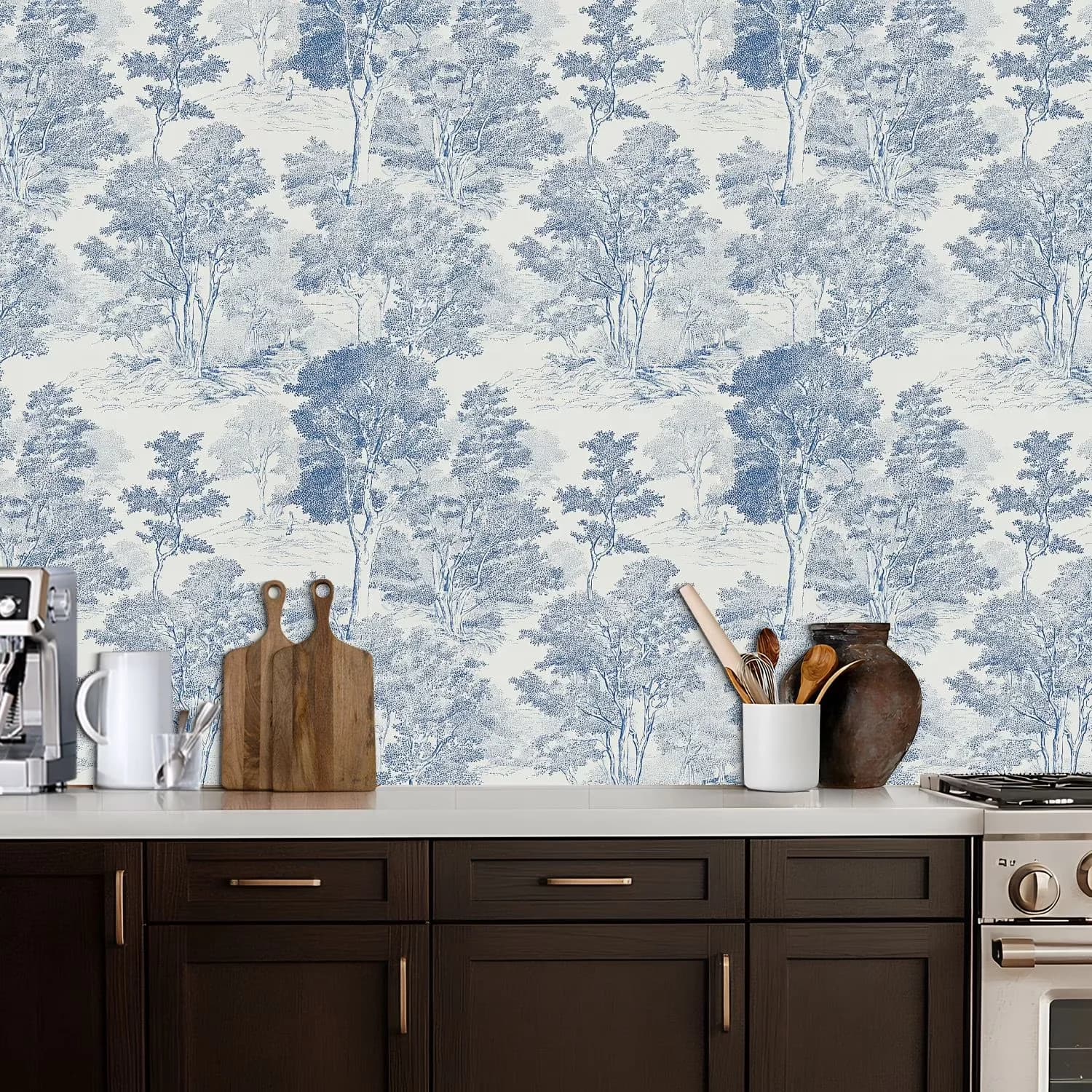 Efficient Wallpaper with Waterproof - Color 7 Vinyl for Bedroom 7in - Ergonomic Design Model 7D2743