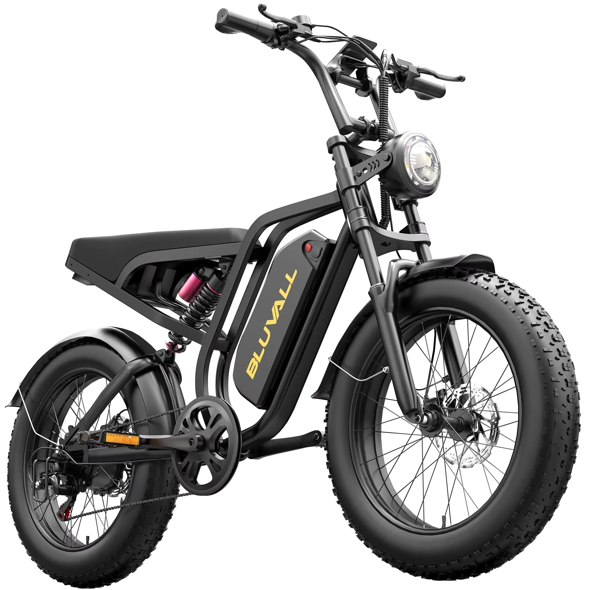 Versatile Electric Bike with Battery, 1000W, 48V - Black SU8 - Contemporary Style Model 6C3FD6