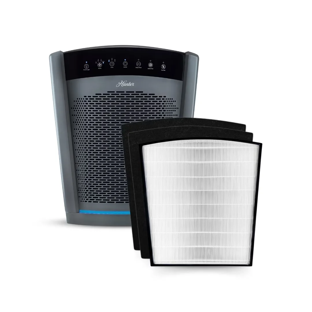 Stylish Air Purifier with Filter Change Indicator, Gray - Gray Vp HP800 Model 4C2A86