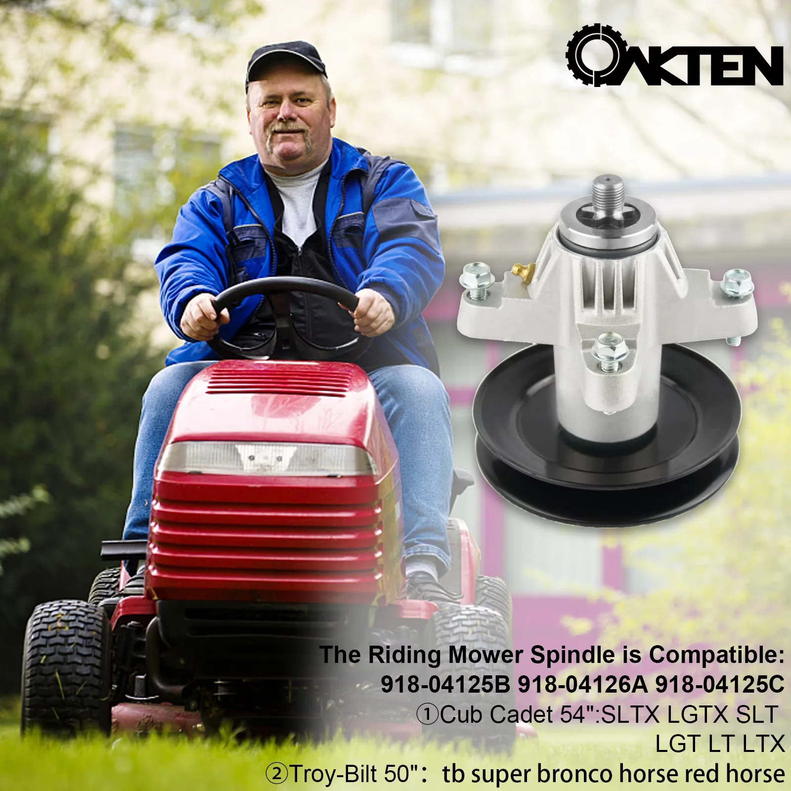 Riding Lawn Mower Innovative with Replacement Deck Spindle Assembly - 618-04126 Model 86B722