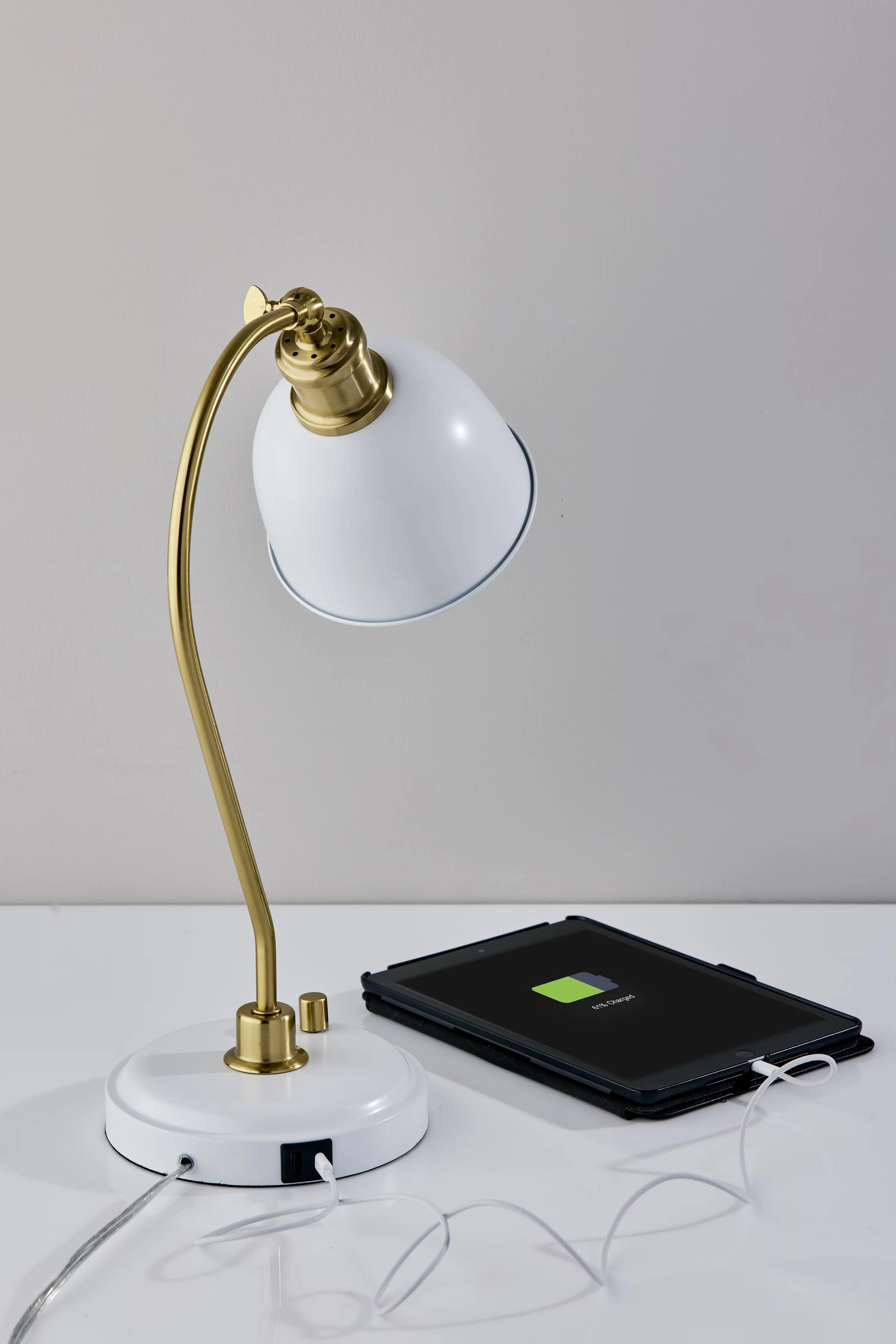 Essential Desk Lamp with LED, Task Lamps, Adjustable - Metal;Steel Multicolor Model 906772