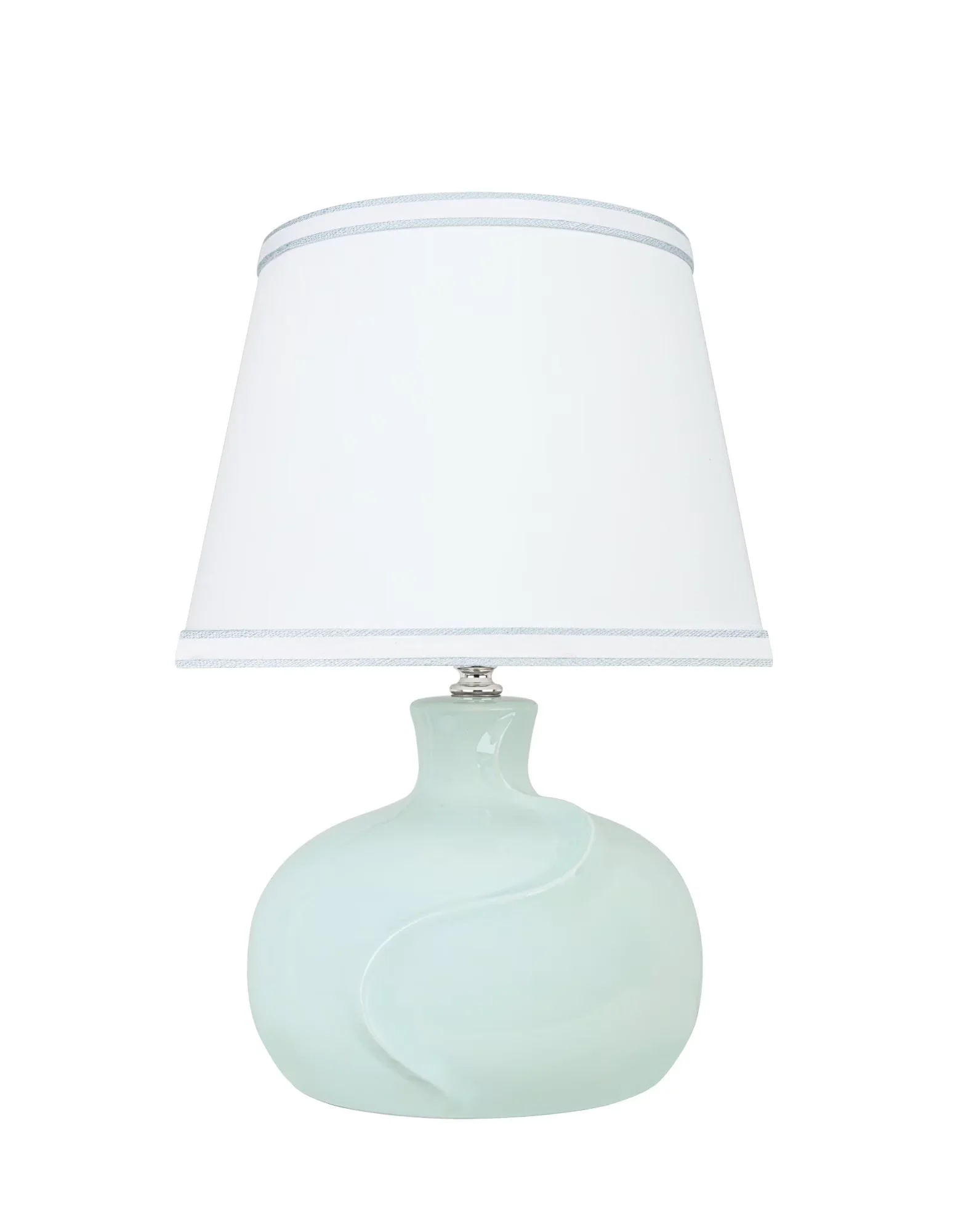 Table Lamp Sleek with Incandescent, Accent Lamps, 14-1/2" H Ceramic in Mint - Ceramic Blue Model A7BAE0