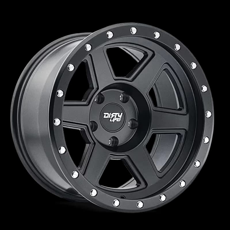 Premium Wheels And Rim with COMPOUND (9315) MATTE BLACK - Aluminum 17x9 Model B2E8BE