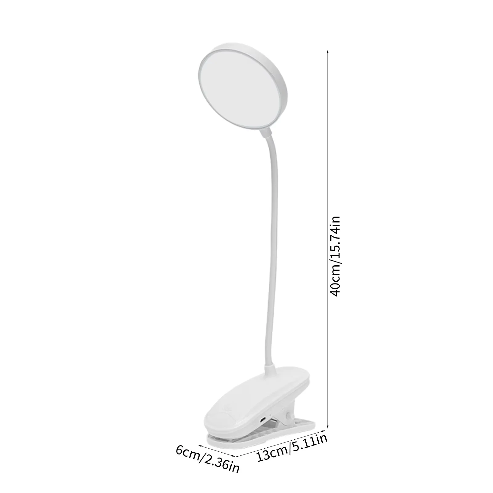 Efficient Desk Lamp with LED, Battery, Product color: White - Abs+P P White Model 43758E
