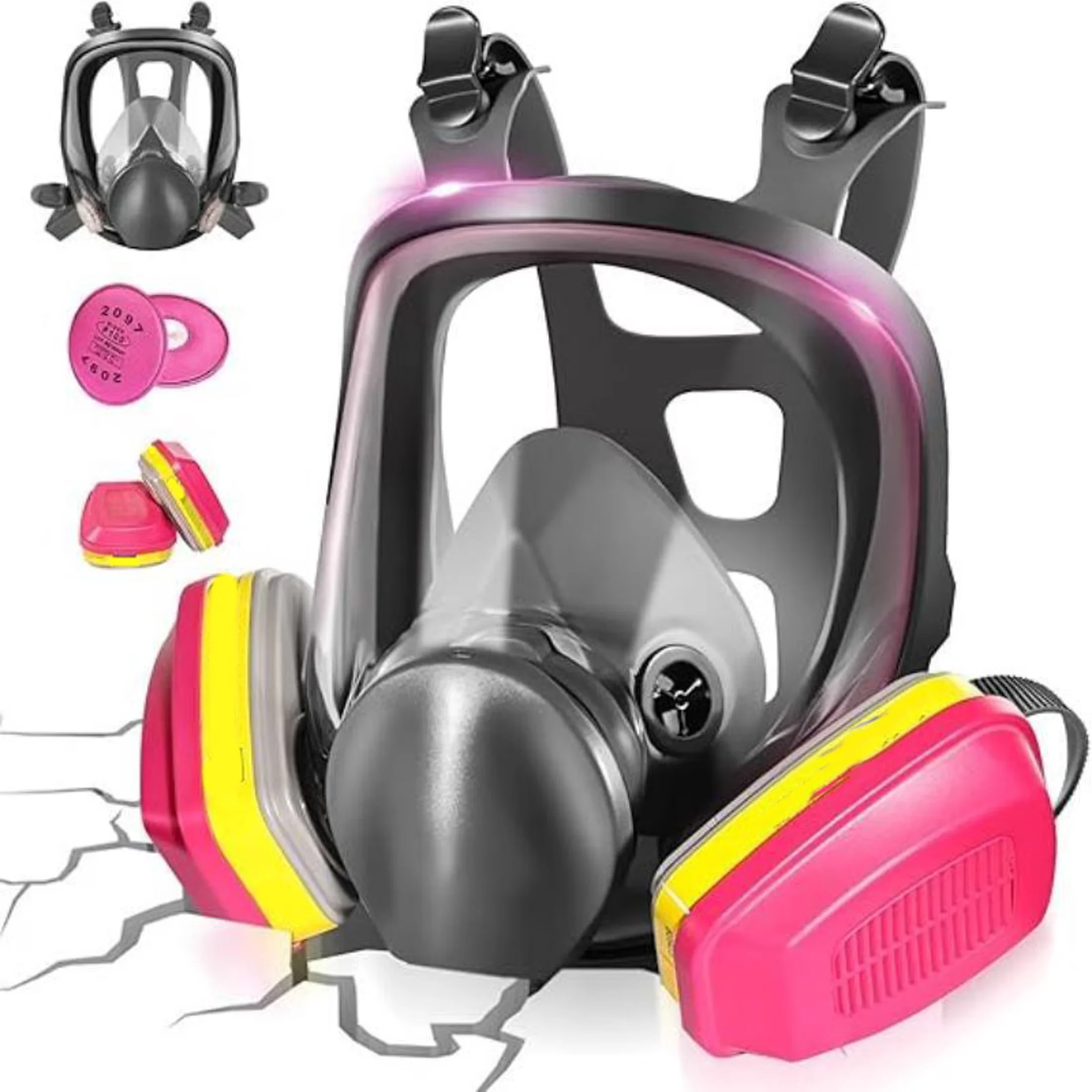 Essential Protective Equipment - Silicone Black KN95 - Professional Series Model 39236E