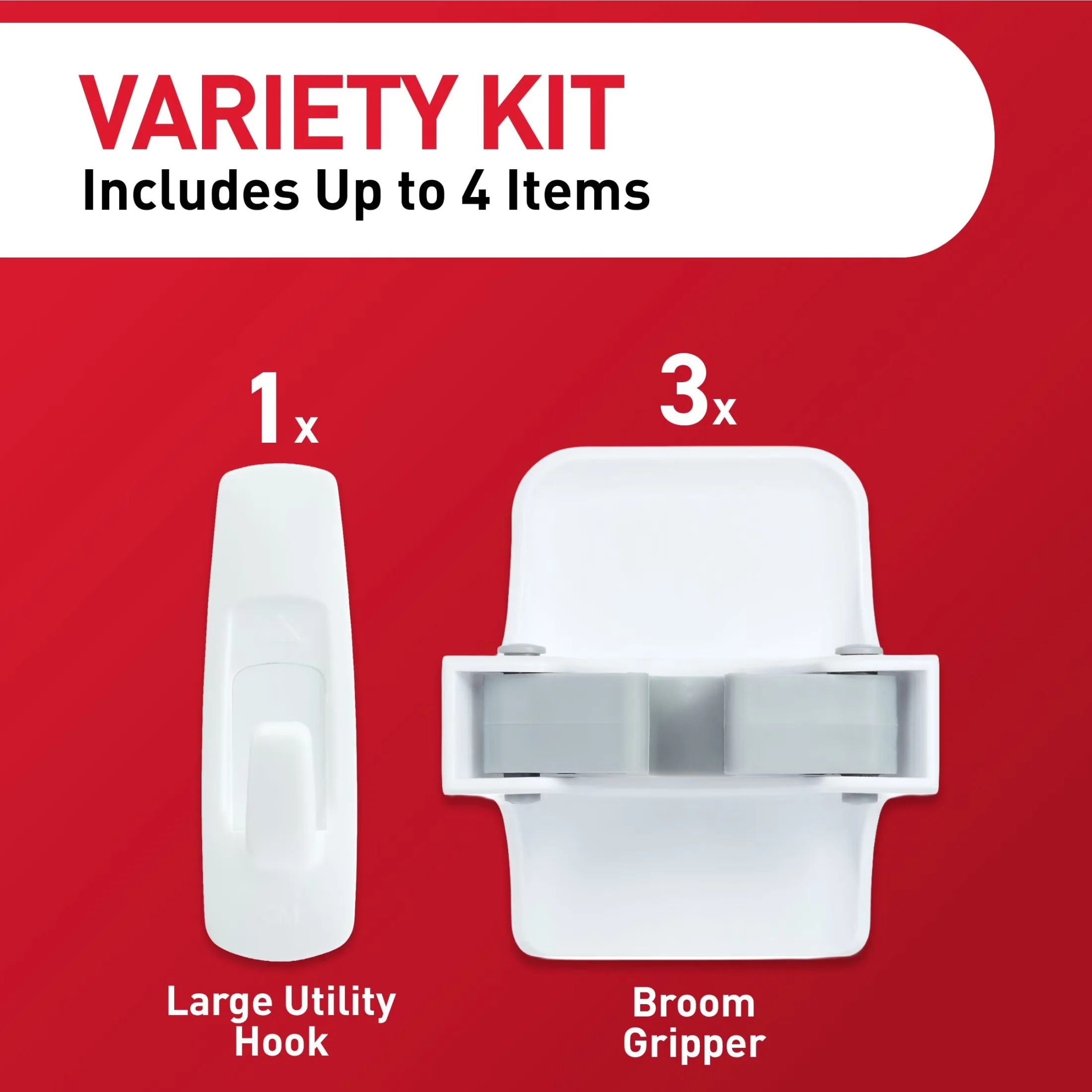 Damage-Free Hanging Modern with Wall-Mountable, Easy Installation - Plastic White Model 90FC67