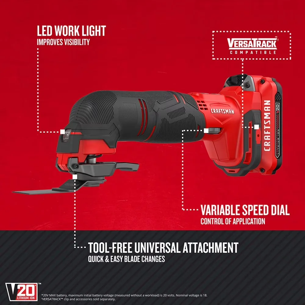 Woodworking Durable with Battery, Variable Speed, Improved visibility: LED work light - Red Model DF366F