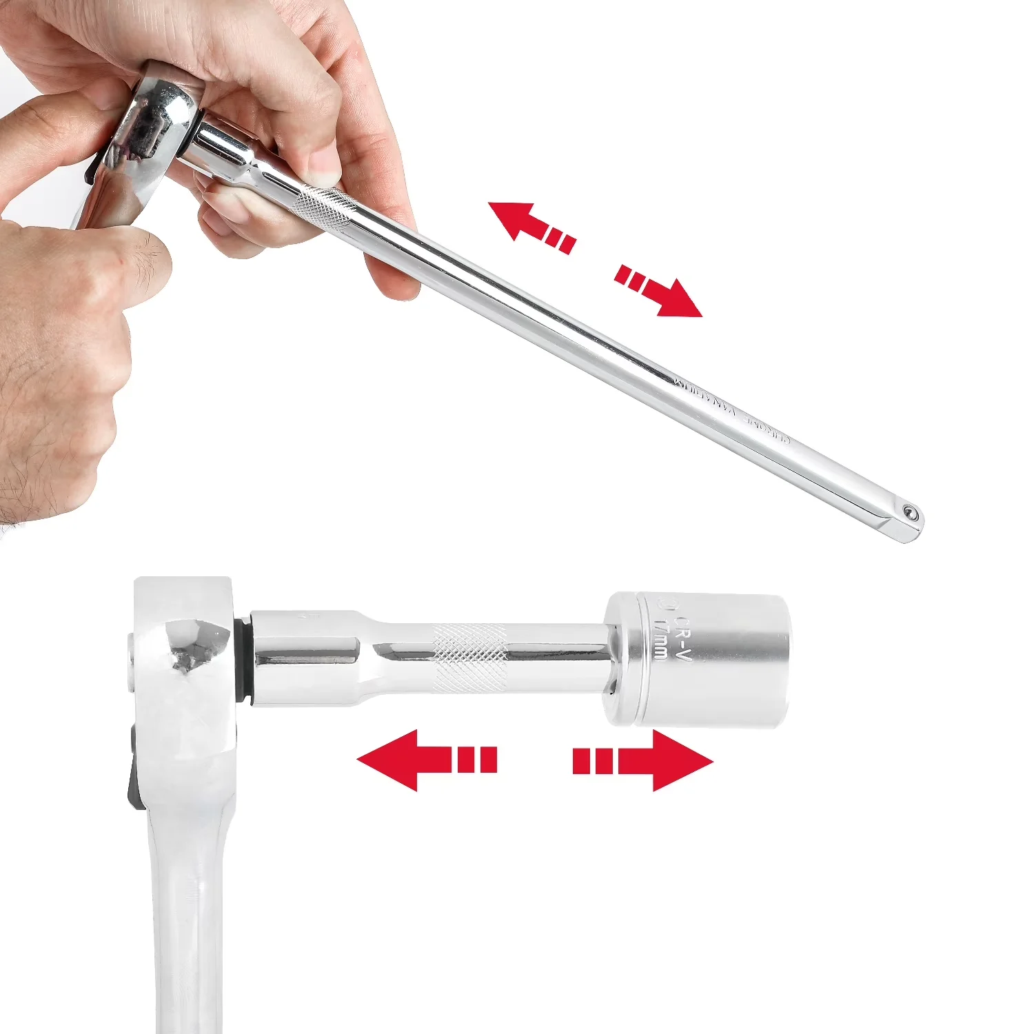 Innovative Hand Tool Set with Long-Lasting - Brown Cr-V 1/2-inch - Easy to Use Model 1ED475