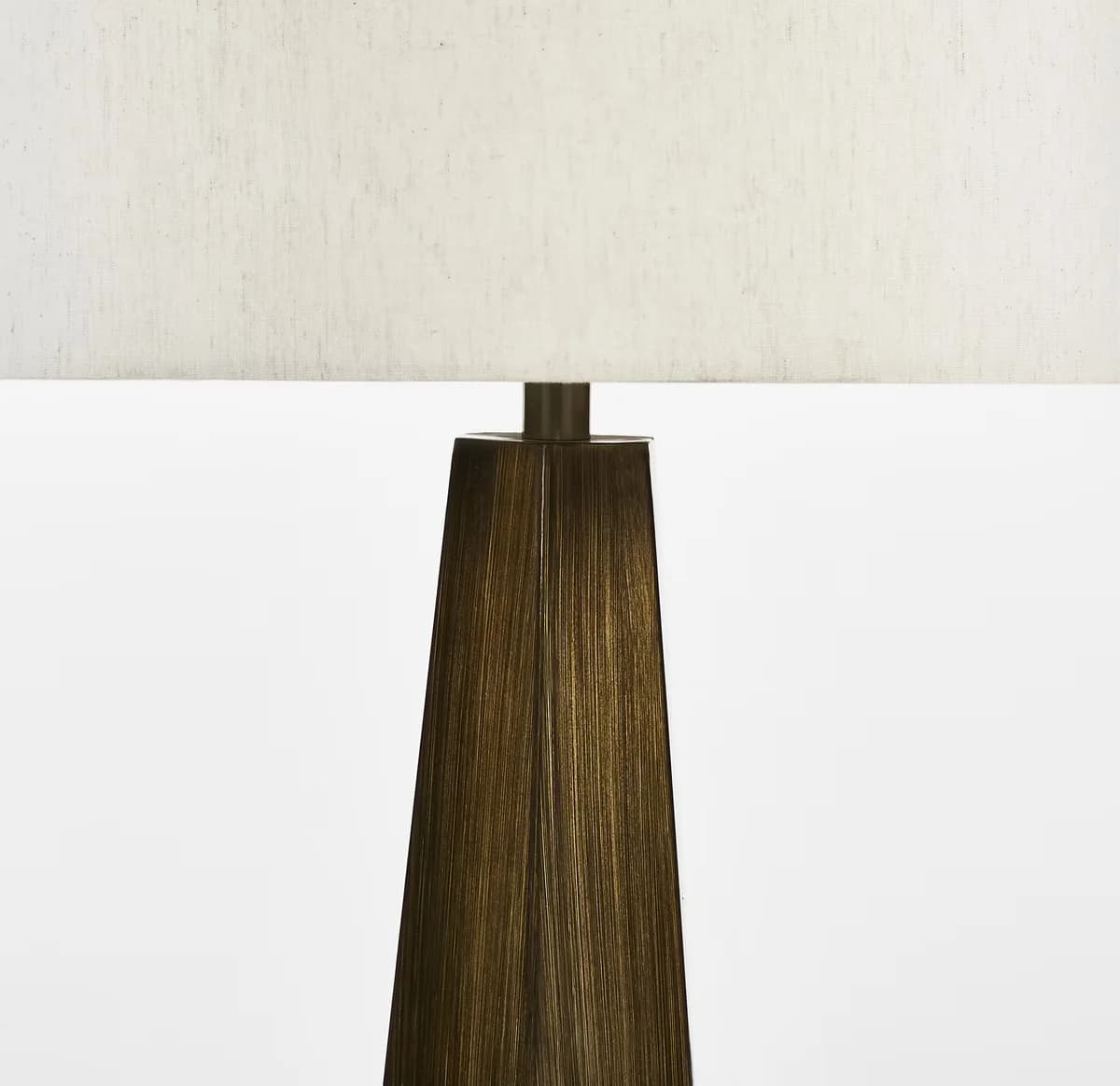 Durable Lamp with Incandescent, Standard Lamps, Jandean 27 in. Statuesque Table - Iron Brown Model C4FD3E