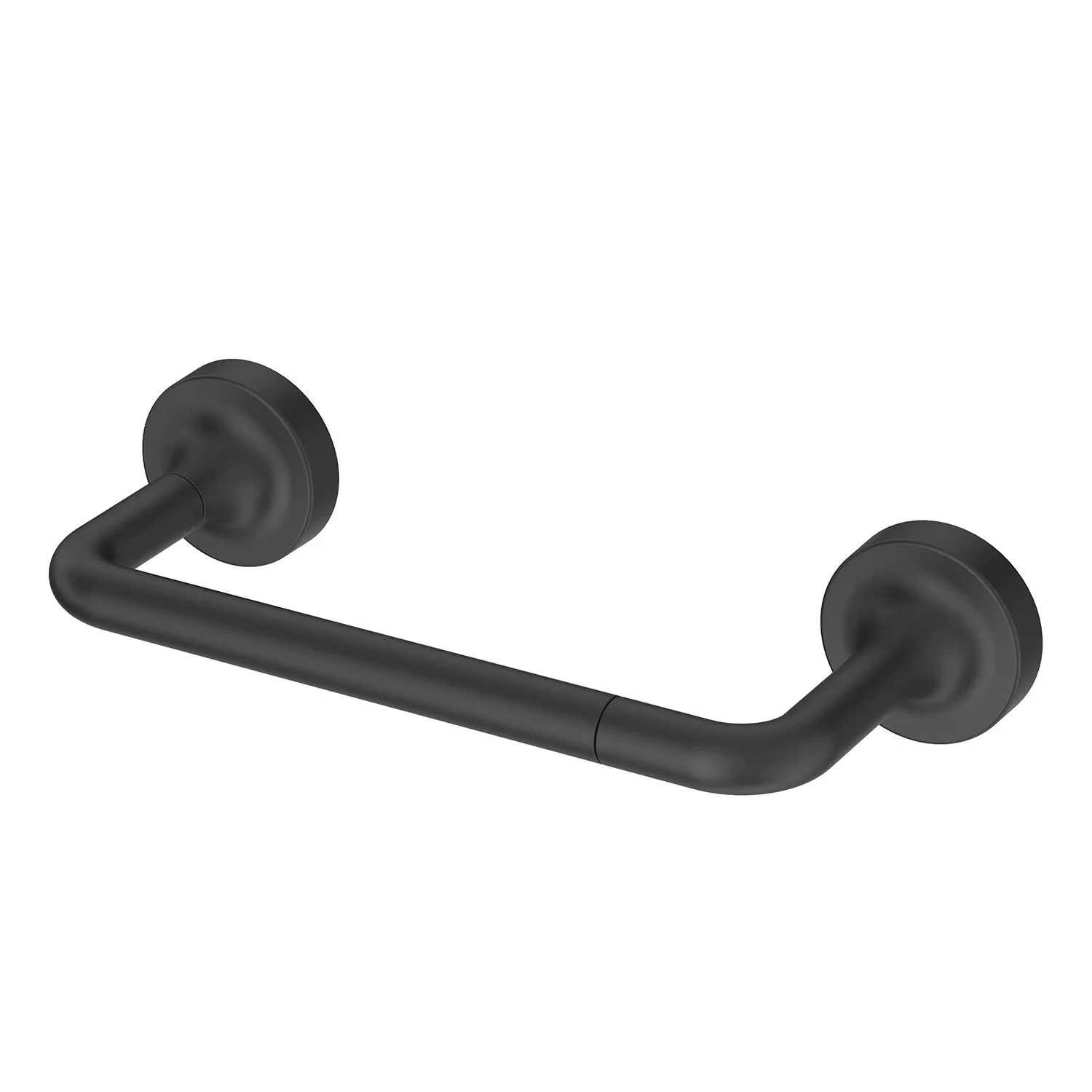 Essential Bathroom Renovation with Modern, Recommend Rooms: Bathroom, Two Bases Metal Toilet Paper Holder - Black Metal Model 855038