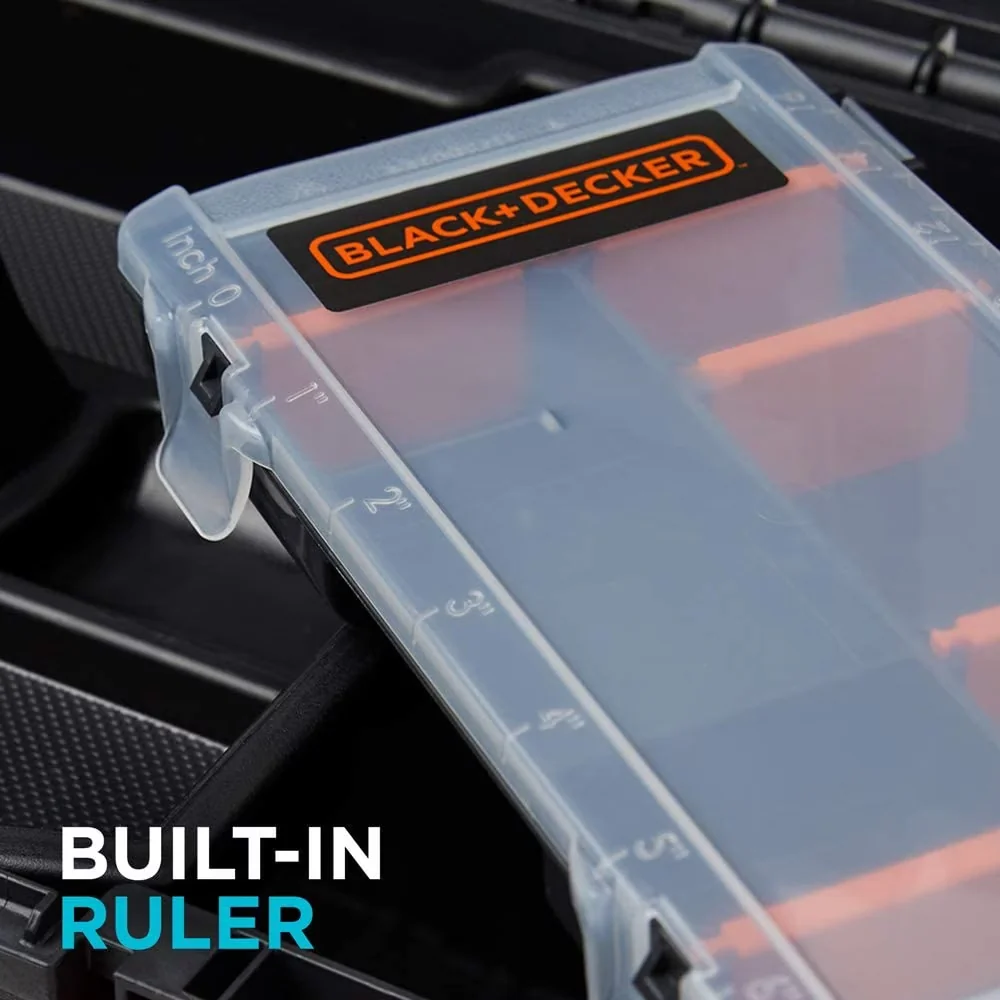 Professional Toolstorage with Lockable - Plastic Clear 10 - Ergonomic Design Model 10B397