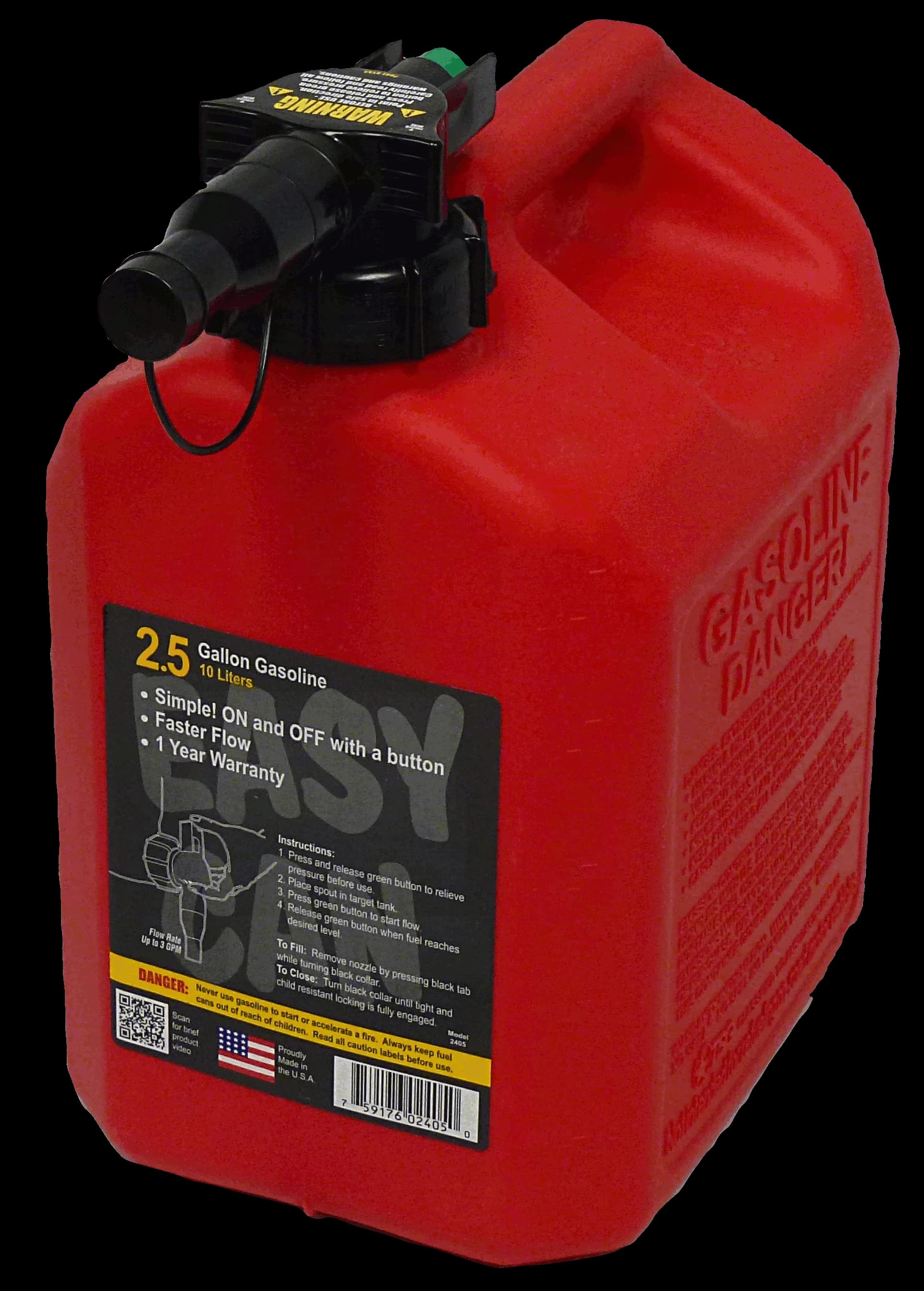 Compact Replacement Parts Accessory with Portable, Child-resistant design for added safety - Red Plastic Model 232407