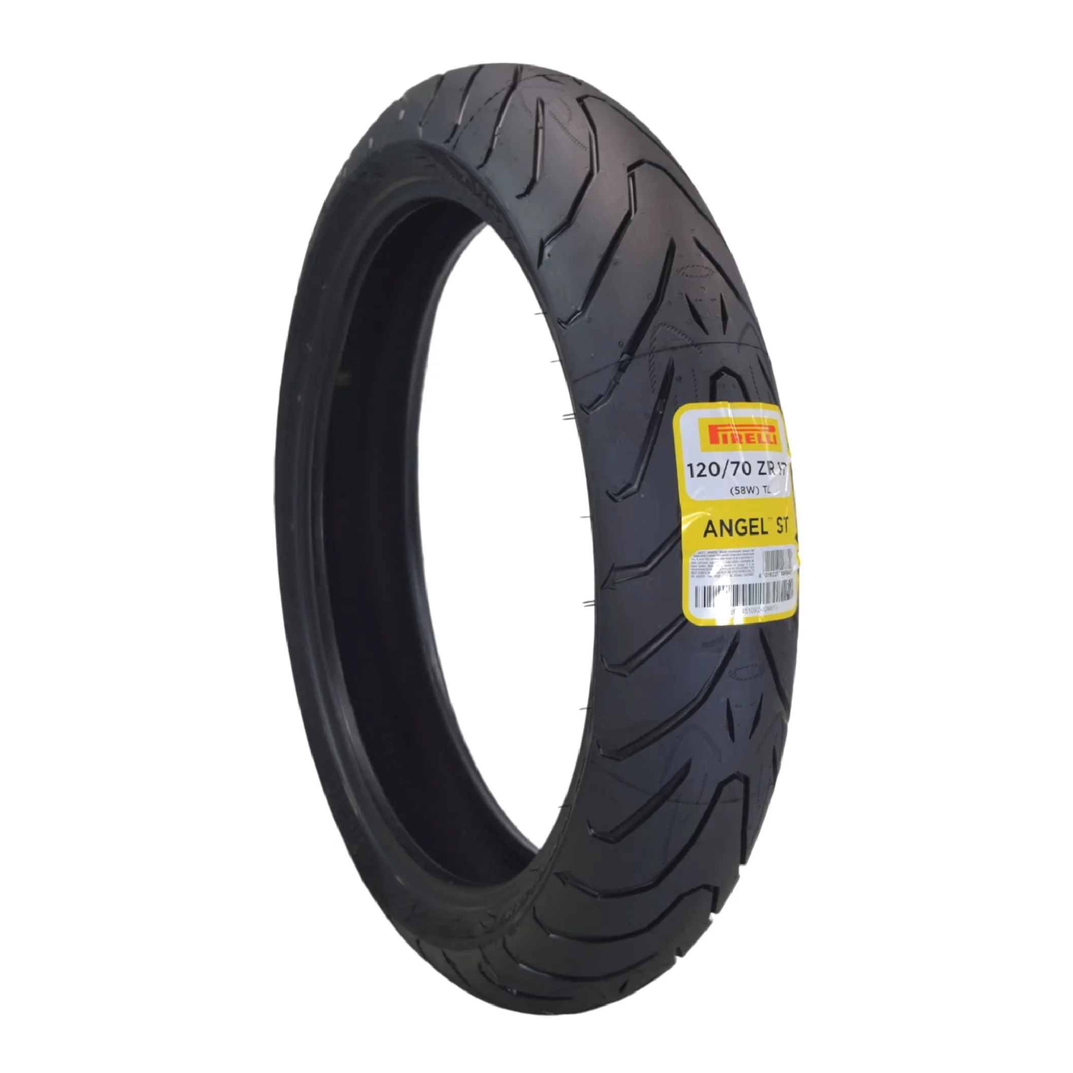 Sleek Motorcycle Tire with 58W - Black 70ZR17 for Everyday Use Model 8E8114