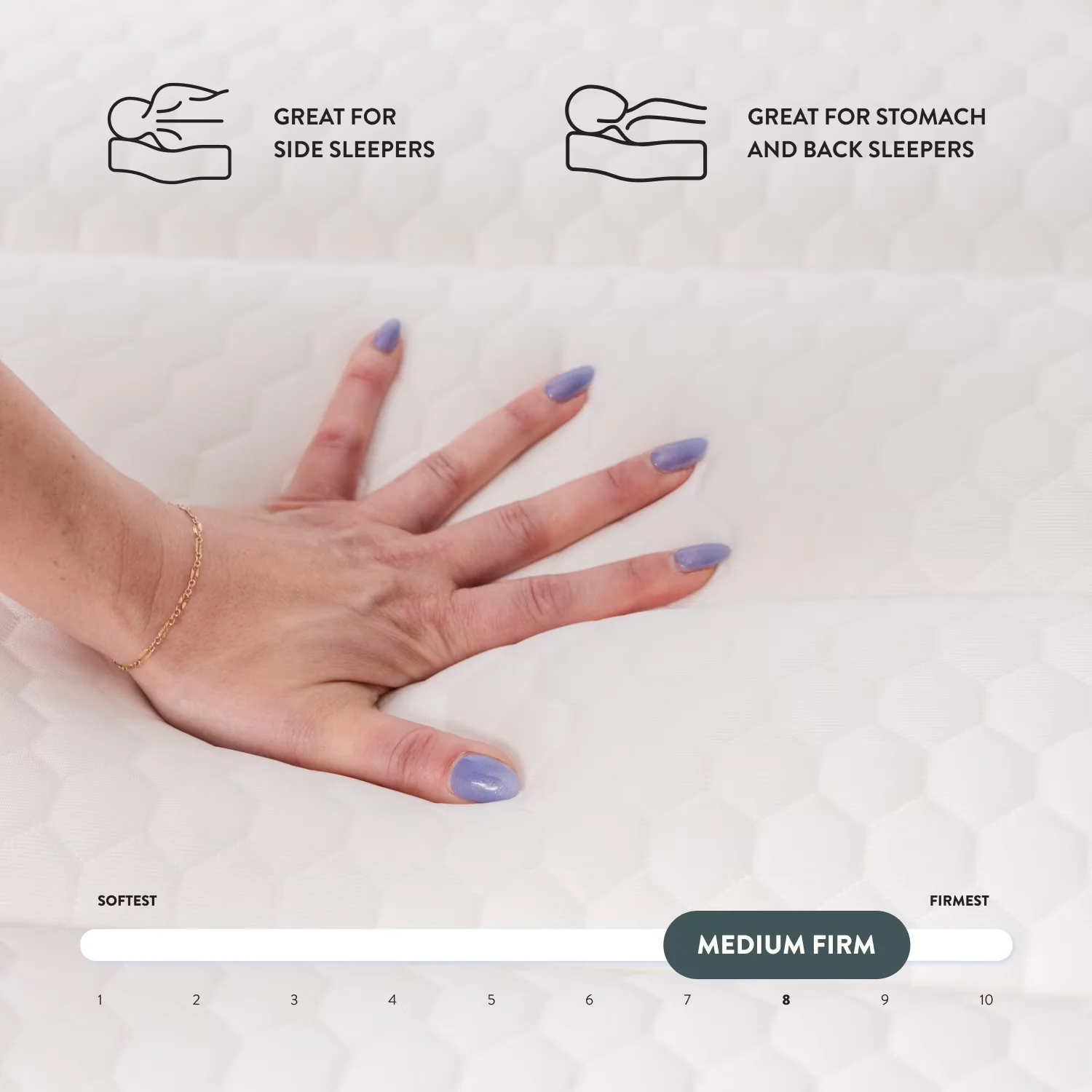 Essential Mattresses Accessory with Mattress-In-A-Box, Queen - Steel Coils, Foam Model 2FBA69