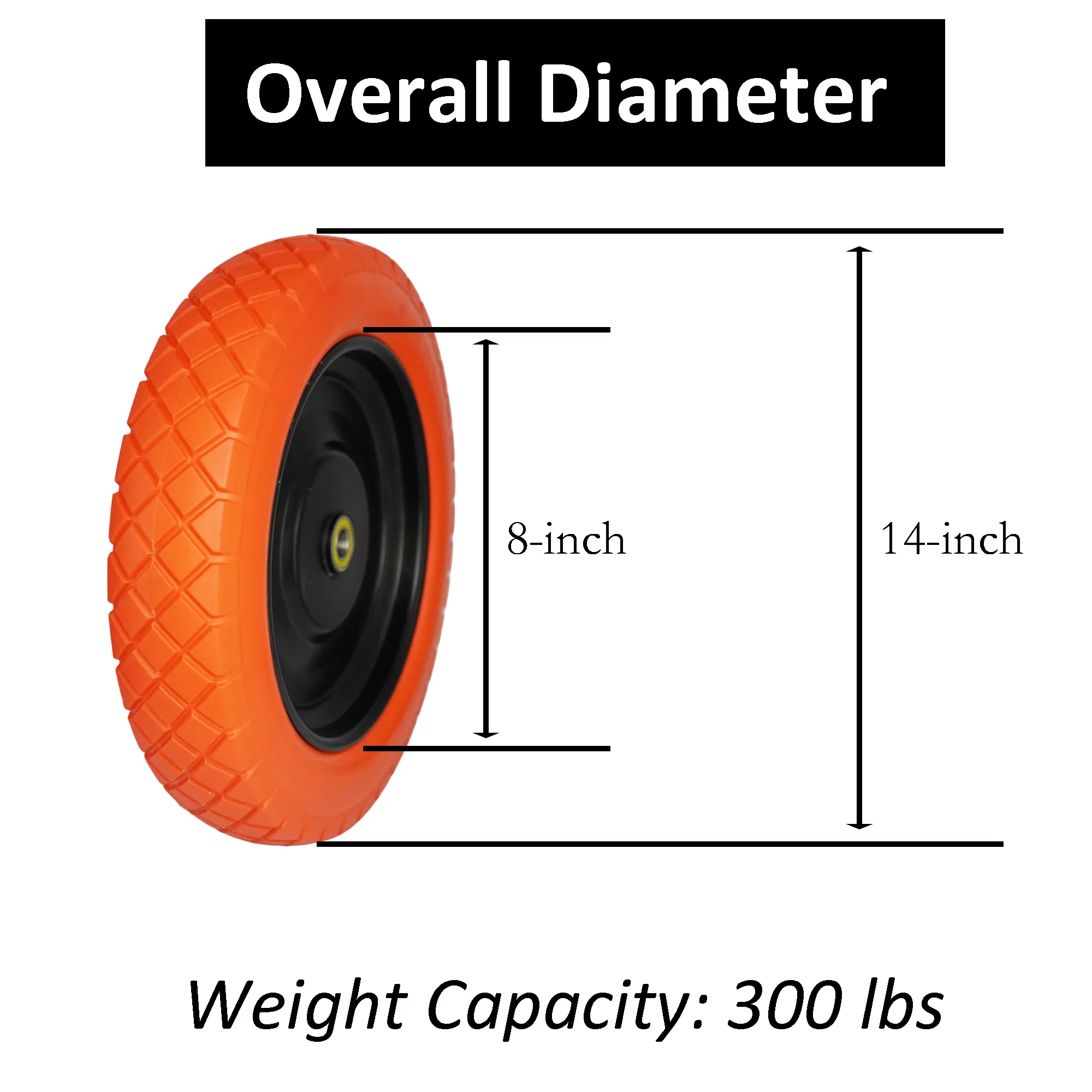 Lawn Mower Tire Durable with Simple Installation, Easy To Control, Low Maintenance for Garden - Model 510B87