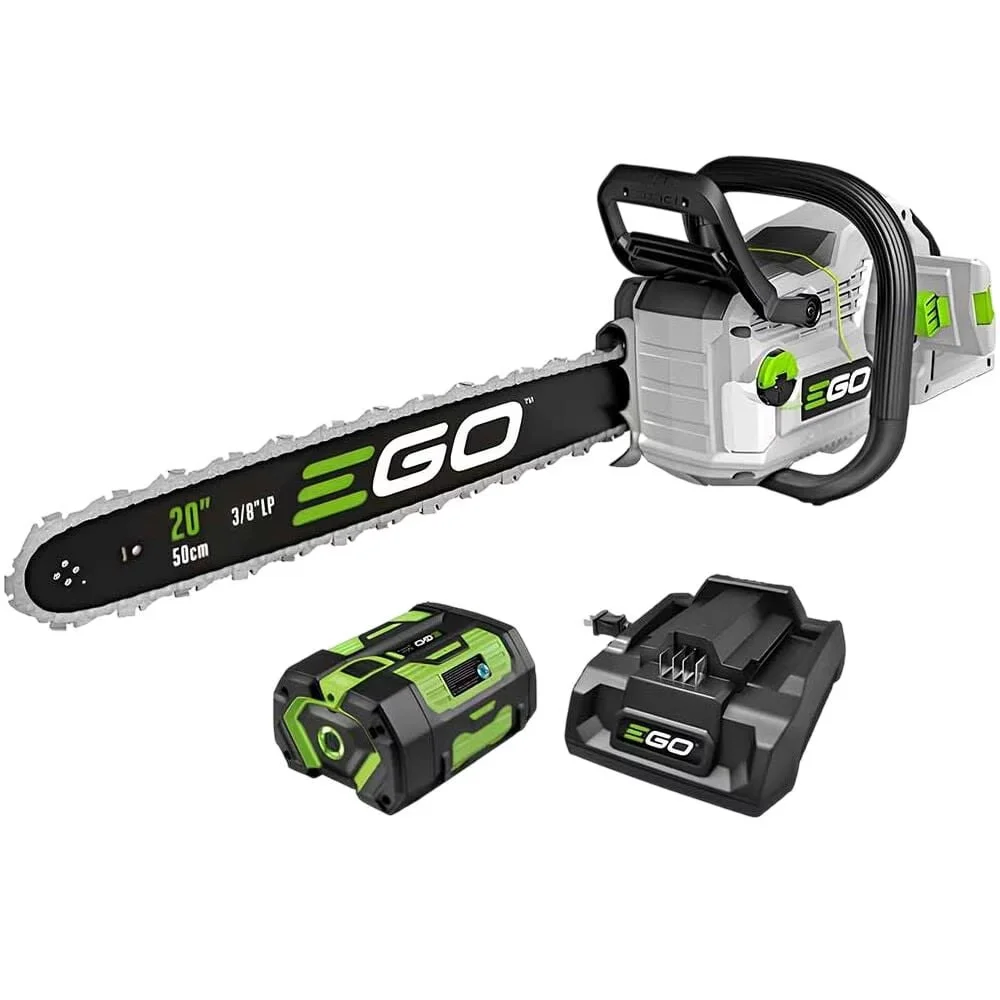 Versatile Chainsaw with Battery, Chain Brake, 55cc gas equivalent - 20In Model 8E6EF1