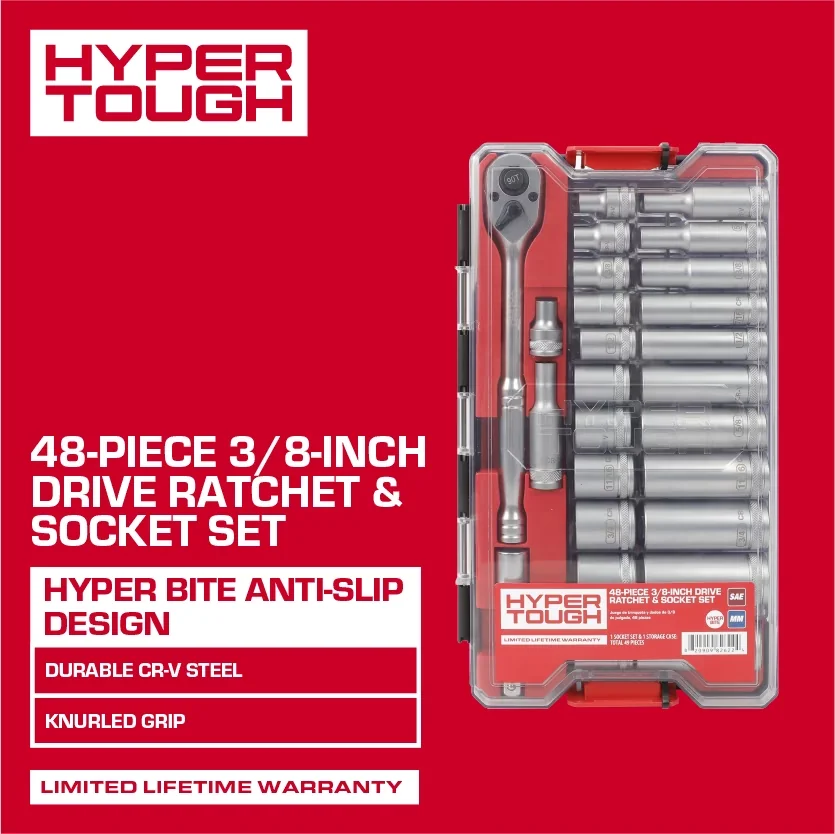 Reliable Hand Tool Set with Easy Clean, Easy To Operate, Handheld - Carbon Steel Silver Model D50CE0