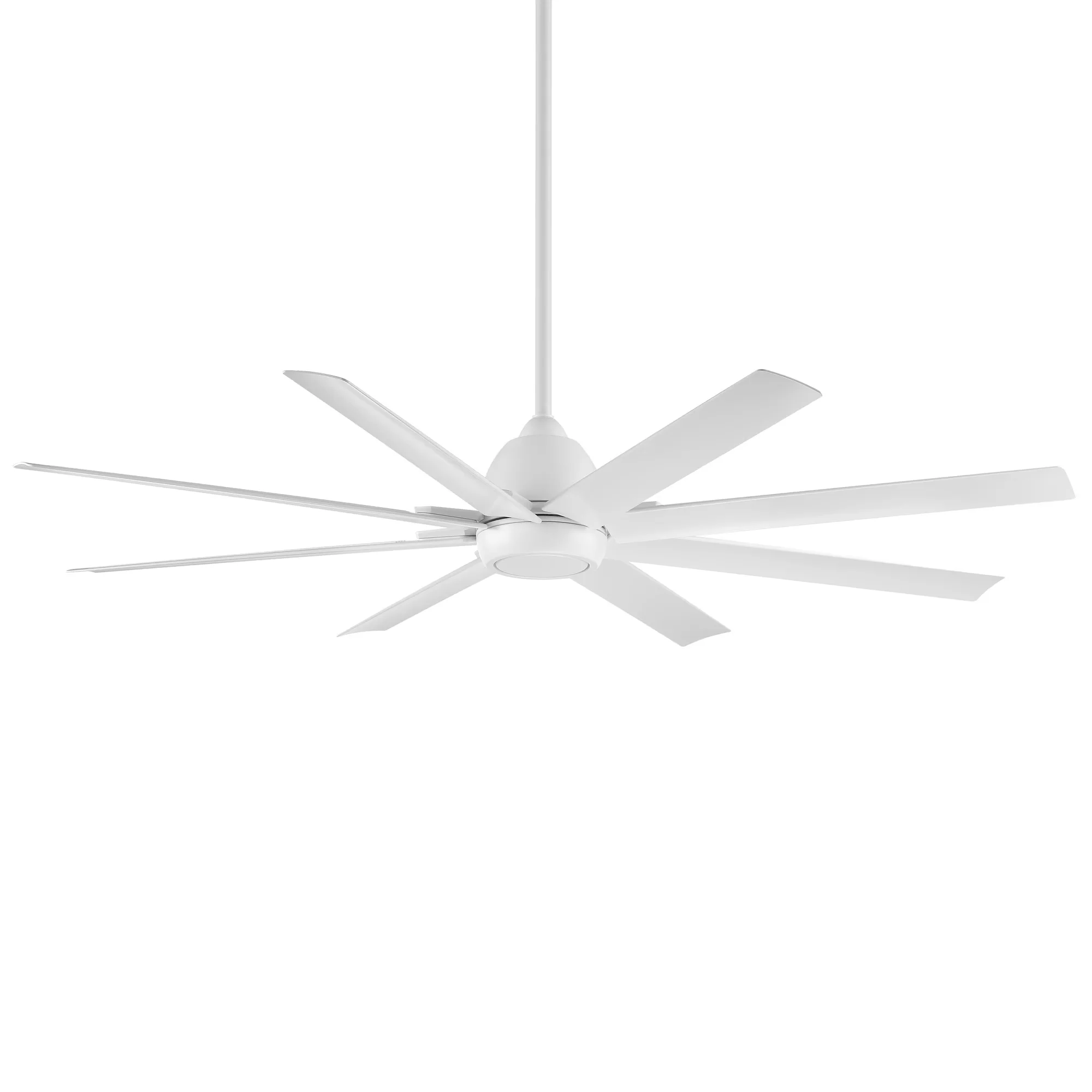 Classic Ceiling Fan with LED, Traditional, Modern - Glass White 66in - Traditional Style Model EEEDDC